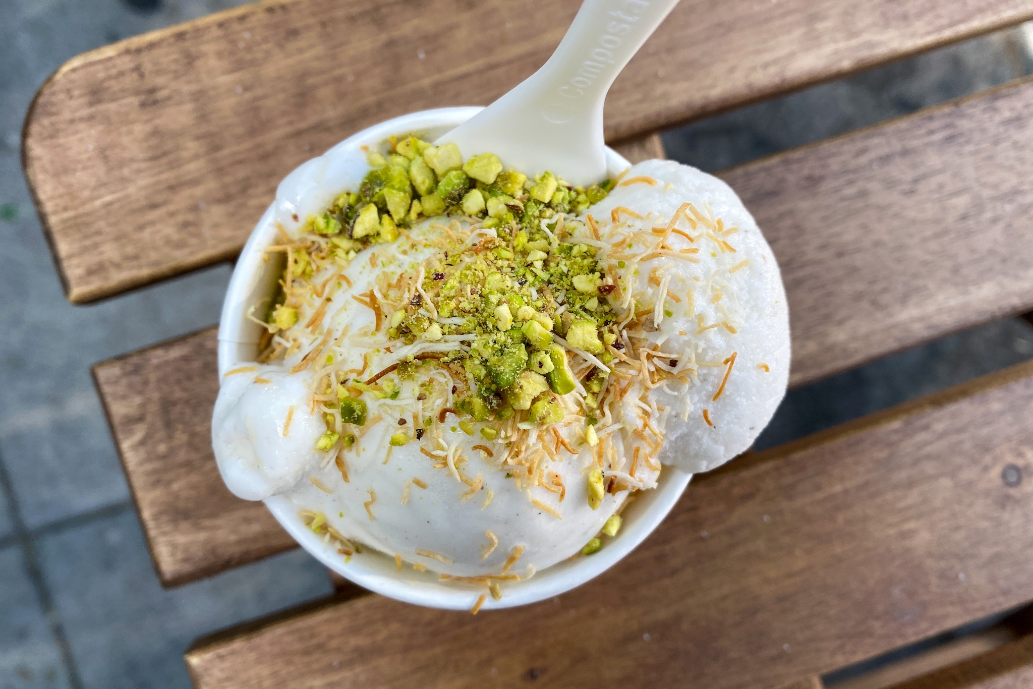 A stretchy, hard-to-find ice cream arrives in the Bay Area
