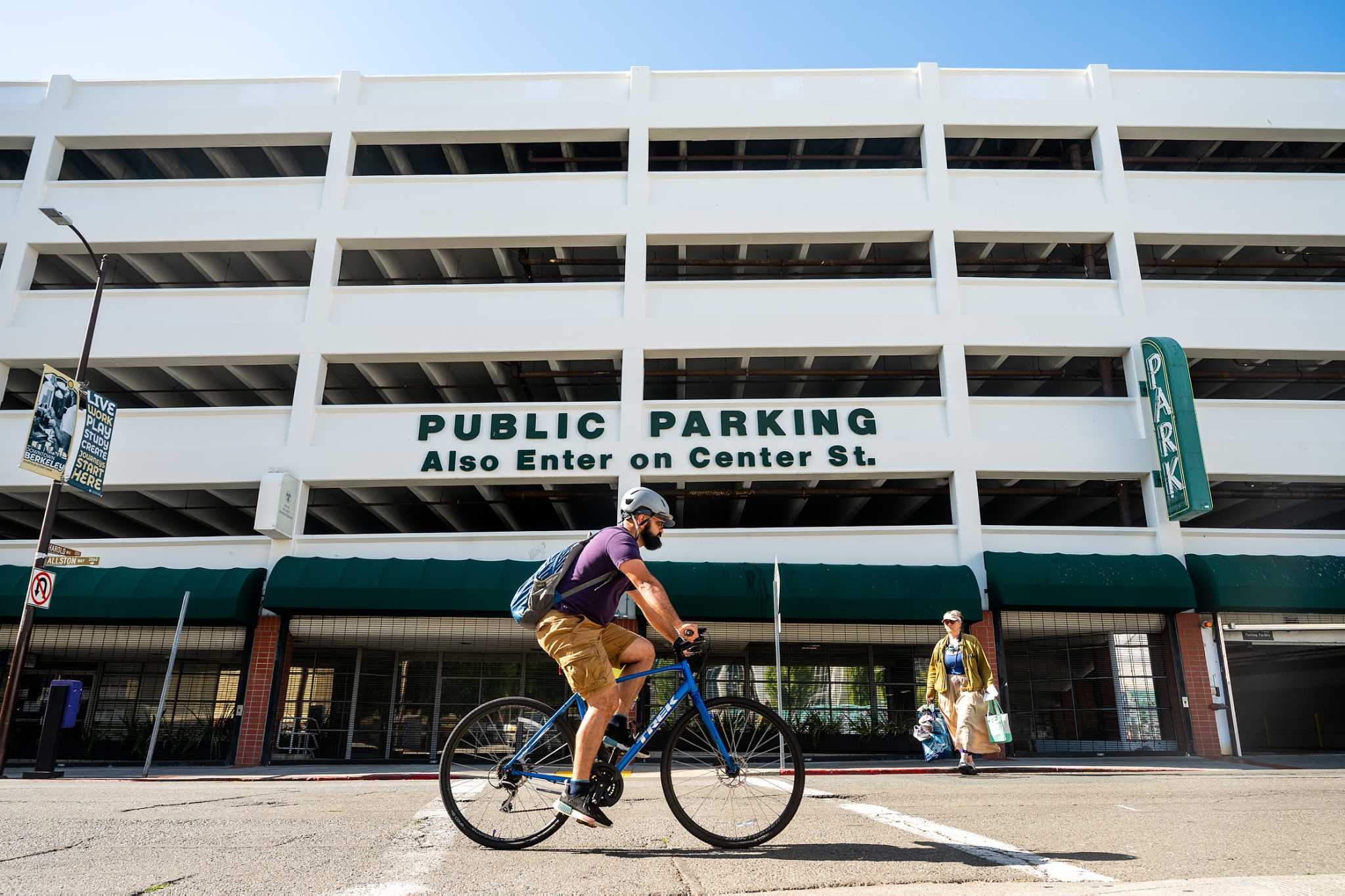 Berkeley's latest downtown drama: Pickleball on the top of a parking garage