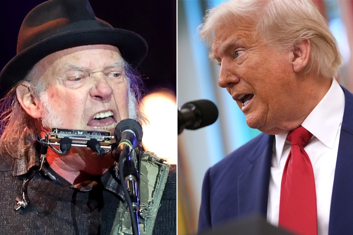 Neil Young invites Trump to summer tour, ‘if there is not martial law by then'