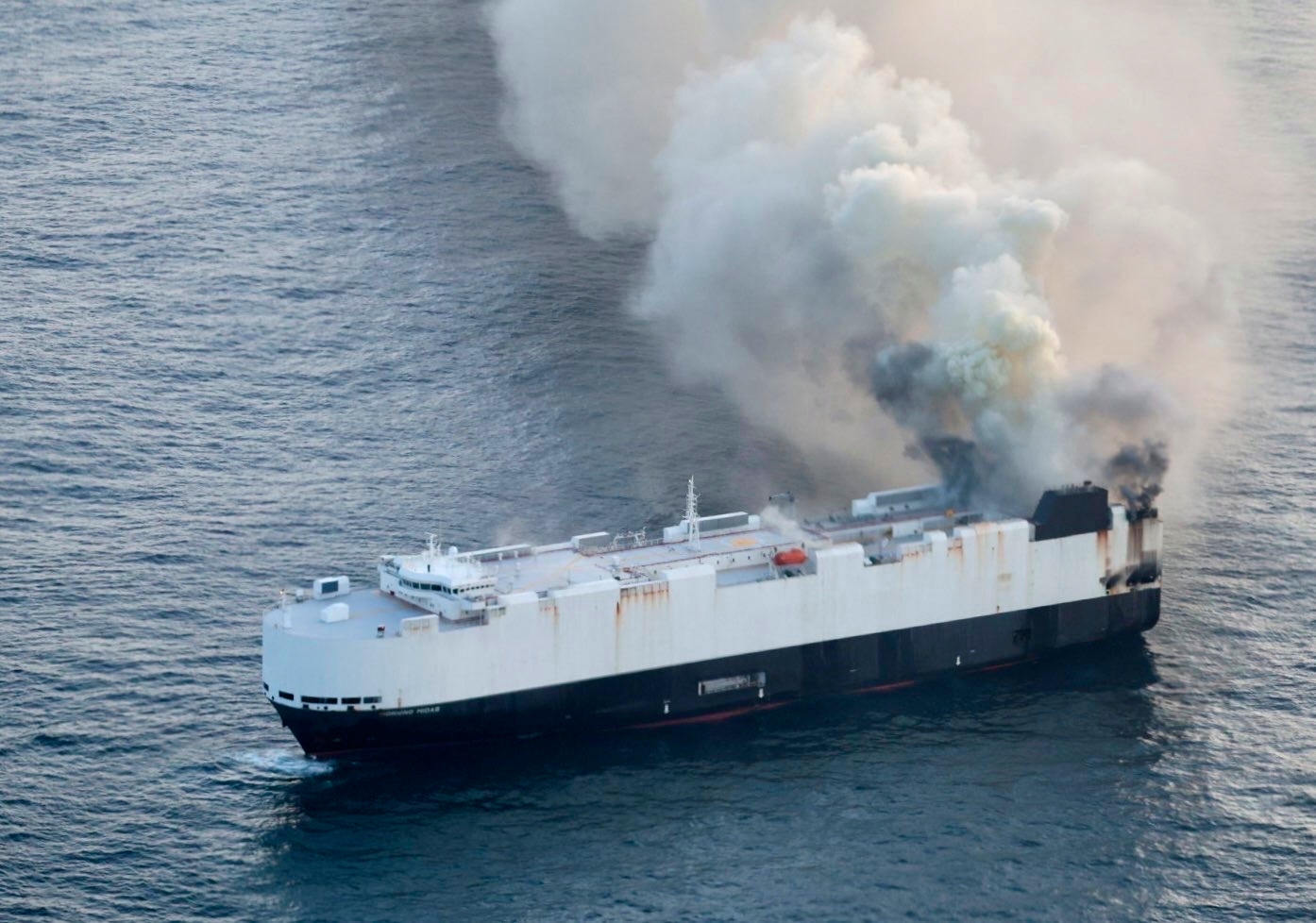 22 crew members safe after fire aboard cargo ship carrying vehicles off Alaska