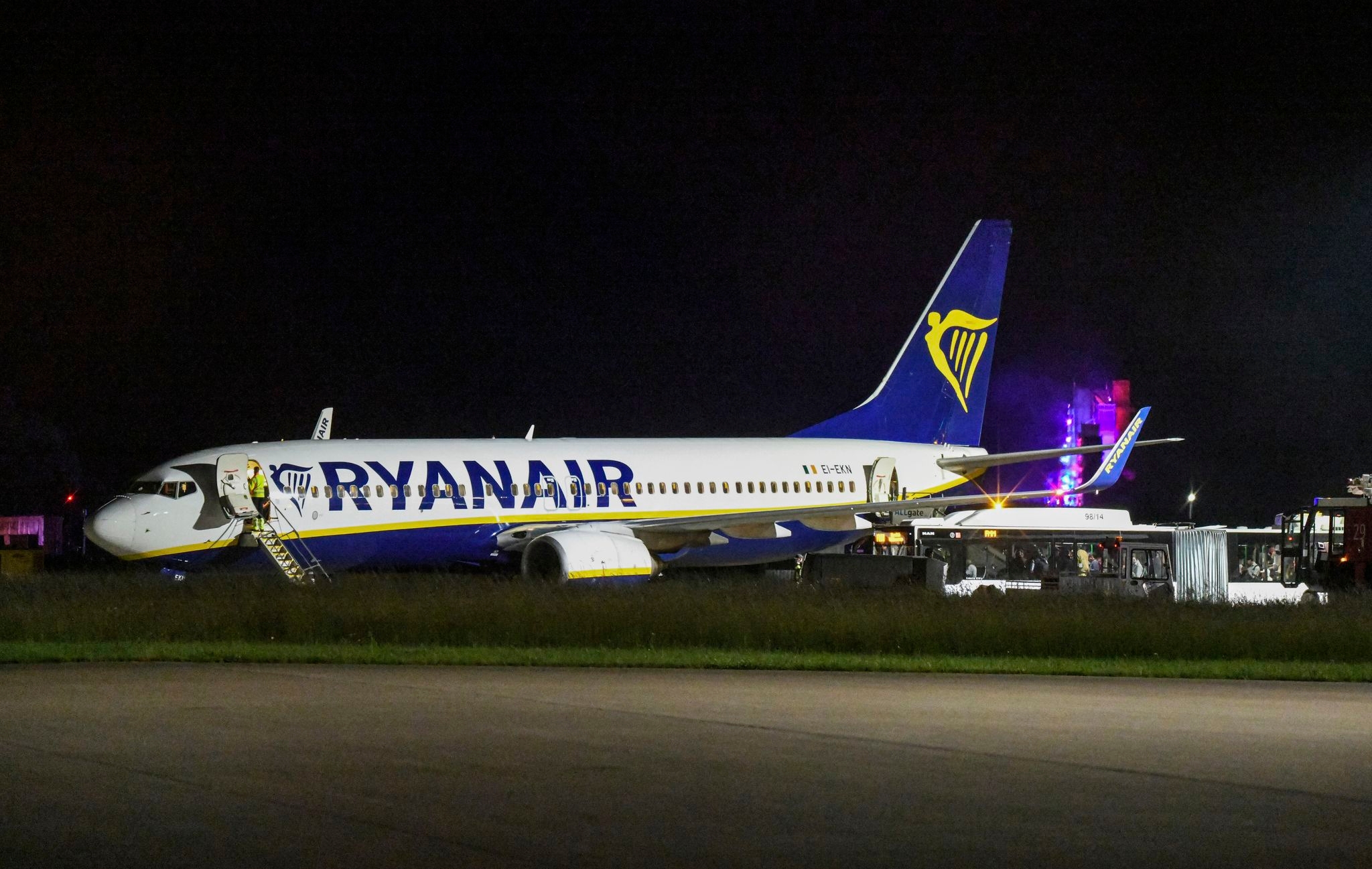 Violent turbulence hits a Ryanair flight in Germany, forcing an emergency landing and injuring 9