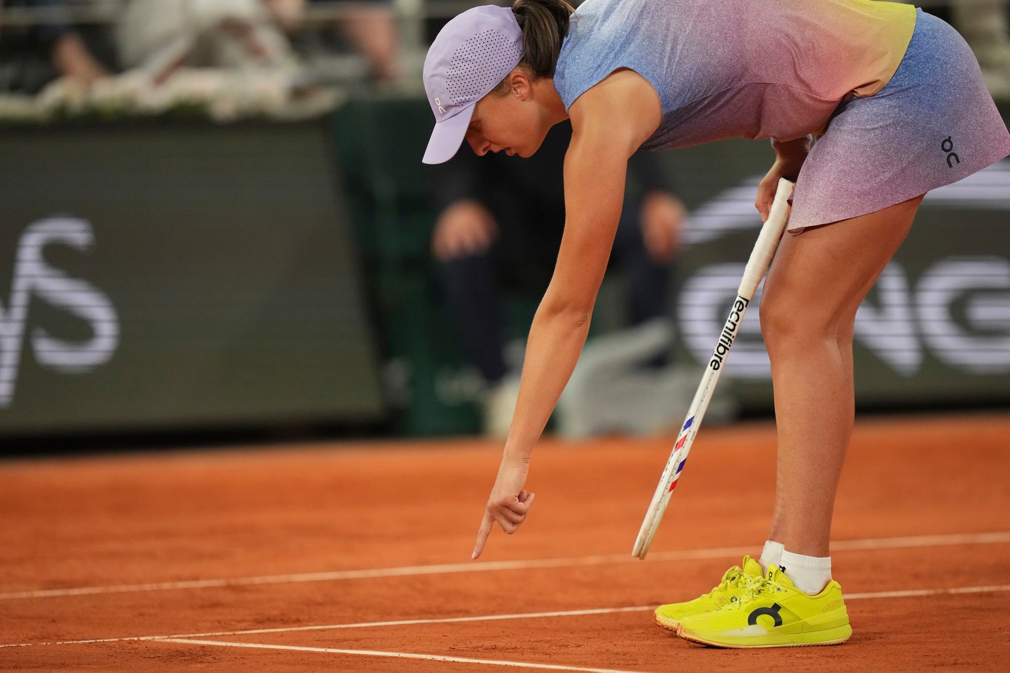French Open: Swiatek says chair umpire's refusal to inspect a mark was unfair