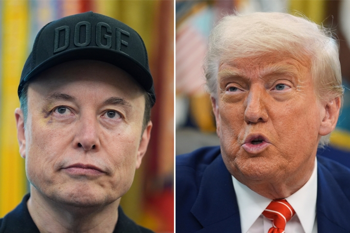 Trump and Musk's bromance breakup has the internet in stitches