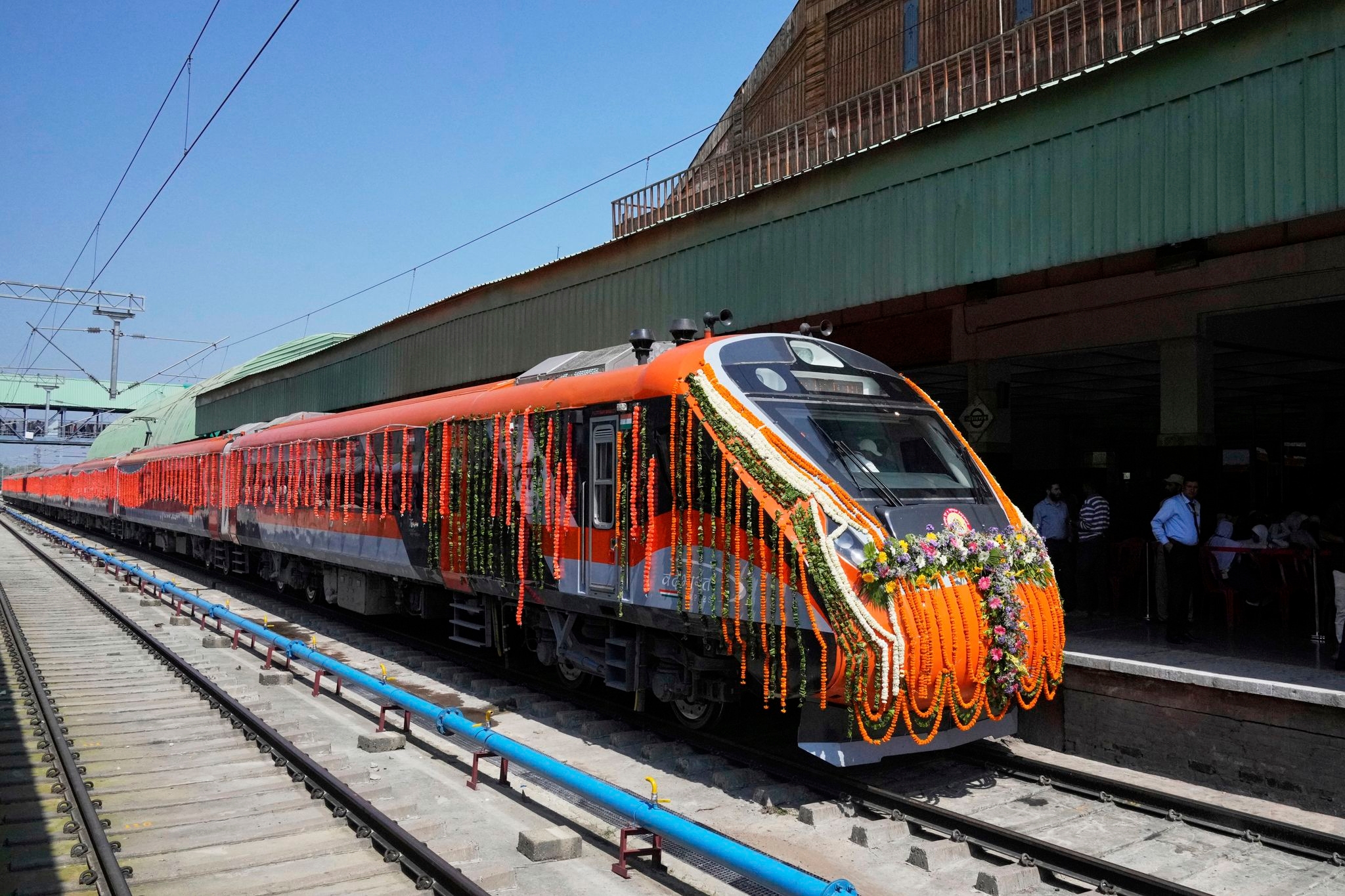 Modi inaugurates ambitious rail project connecting Kashmir to Indian plains