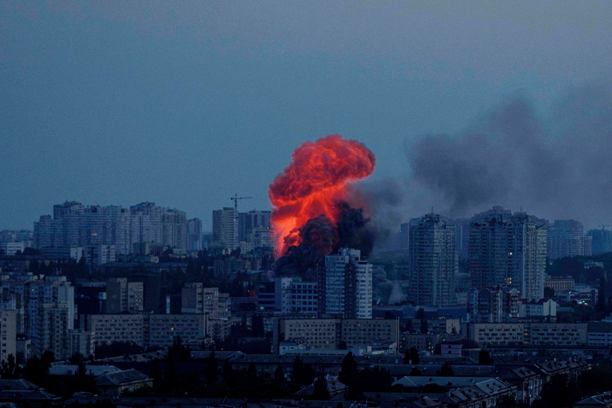 AP PHOTOS: Multiple people killed and injured by Russian missile and drone attack on Kyiv