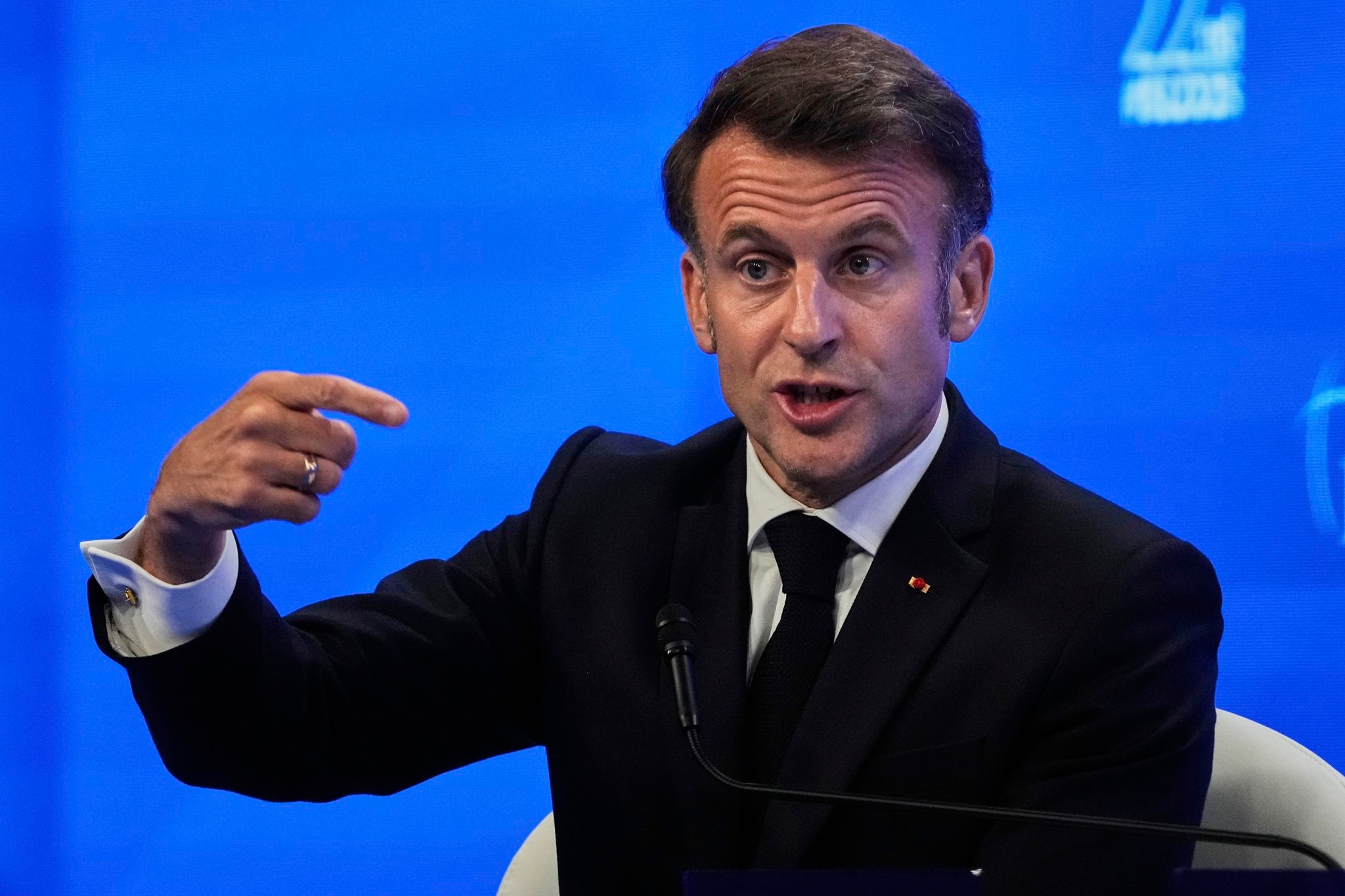 France's president will visit Greenland in a show of EU unity, Danish leader says