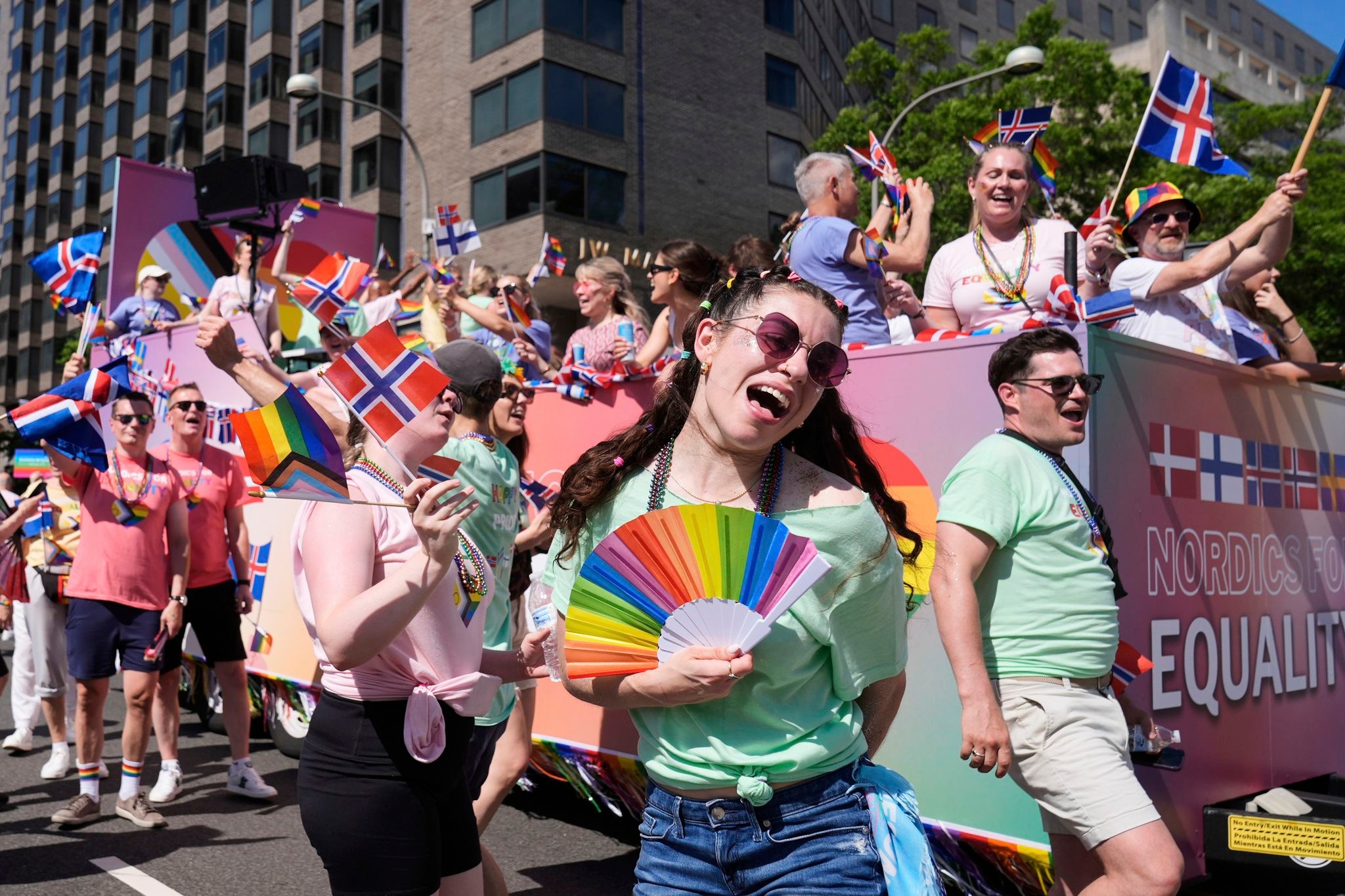 Cloudy skies can't dim joy as thousands fill nation's capital for World Pride parade