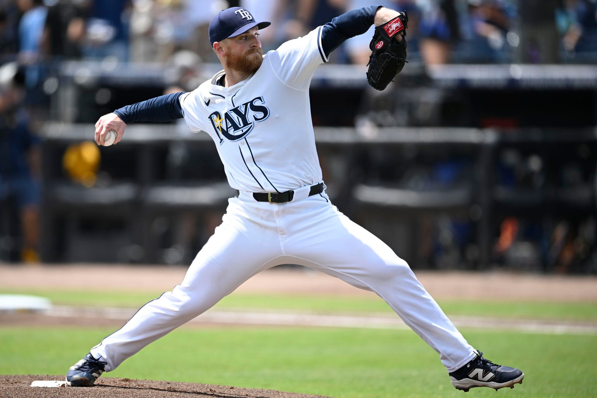 Yandy Díaz powers Rays past Marlins 3-2; Rasmussen's streak of 23 scoreless innings halted in 1st