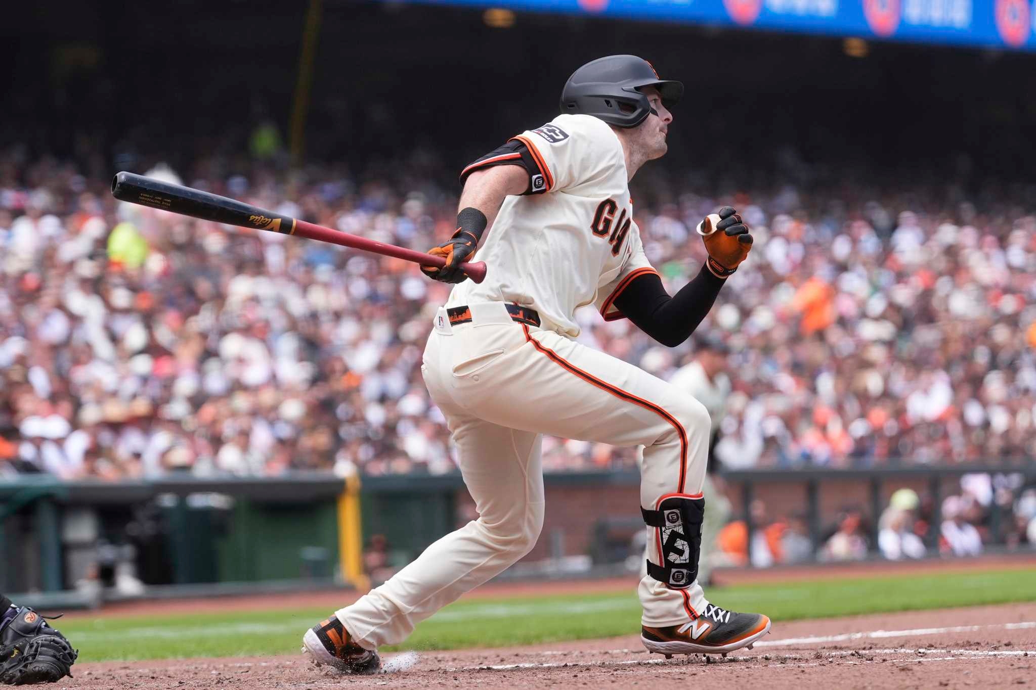 Mike Yastrzemski plates three in Giants' win over Braves to snap month-long slump