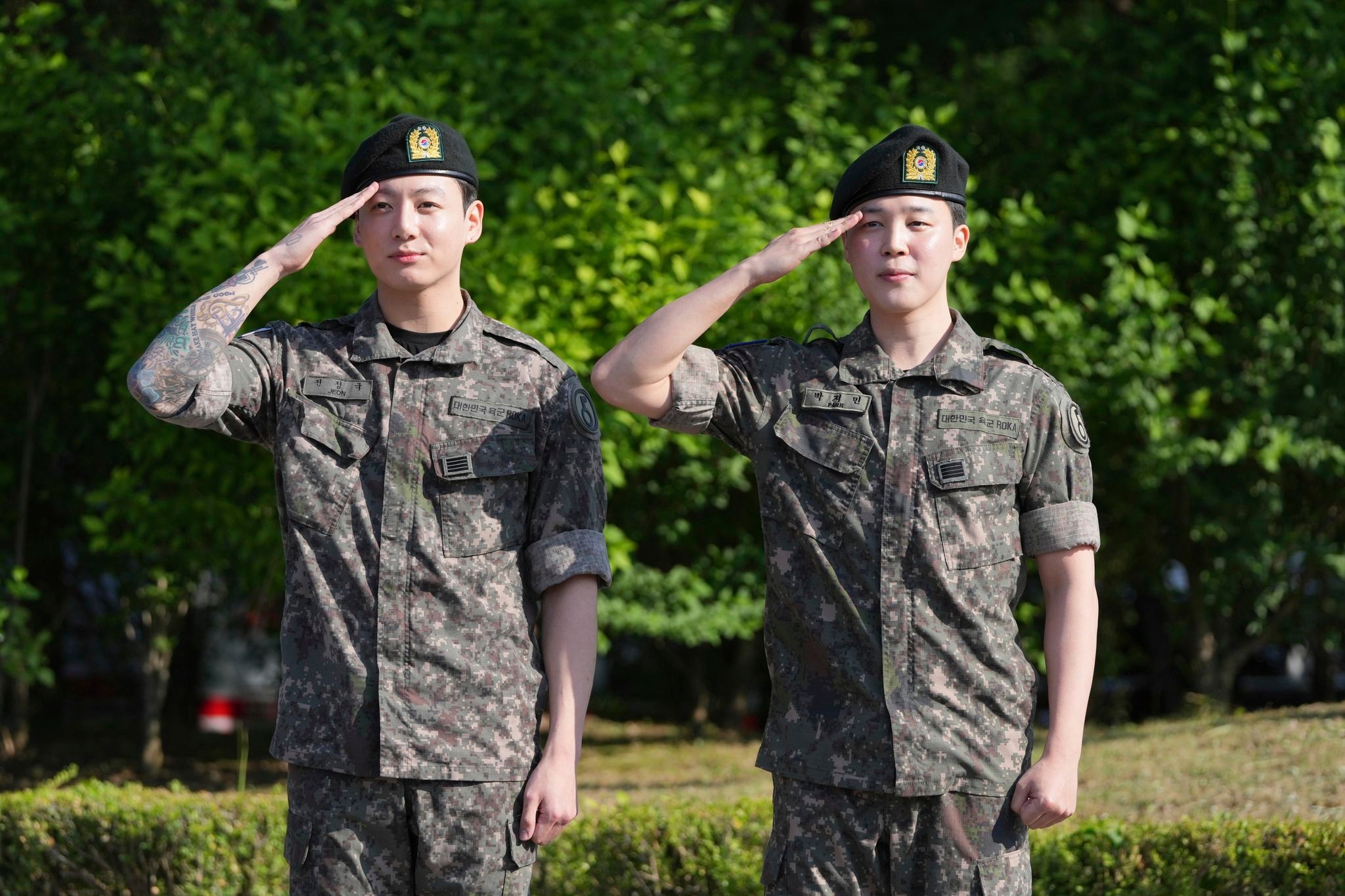 K-pop stars Jimin and Jung Kook of BTS discharged from military service as band's reunion nears