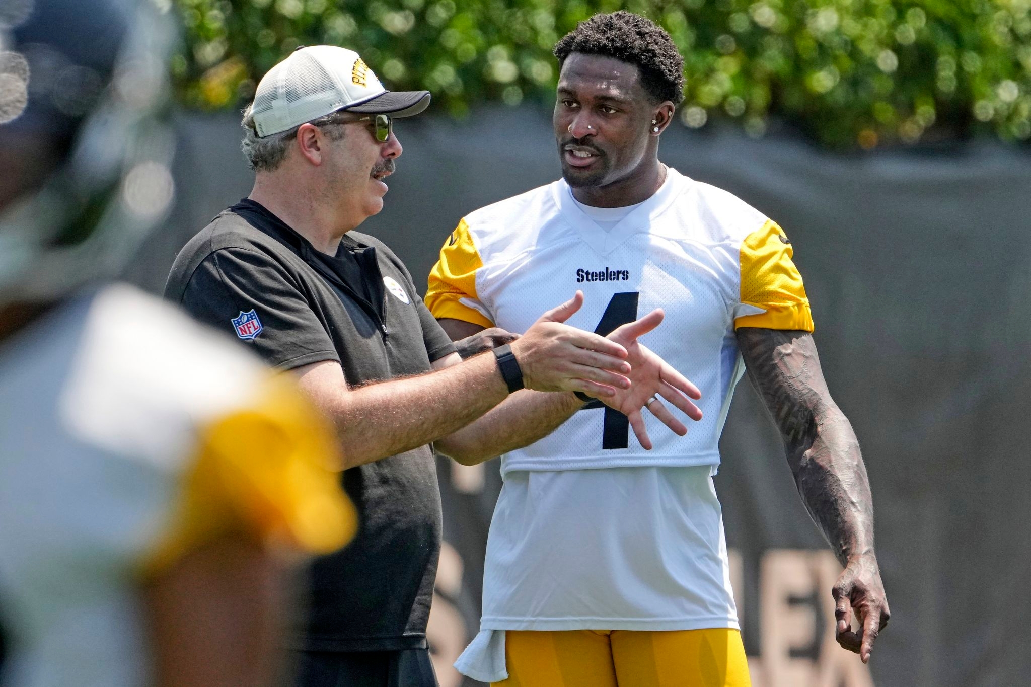 It didn't take DK Metcalf long to show the Steelers what they're getting in their new wide receiver