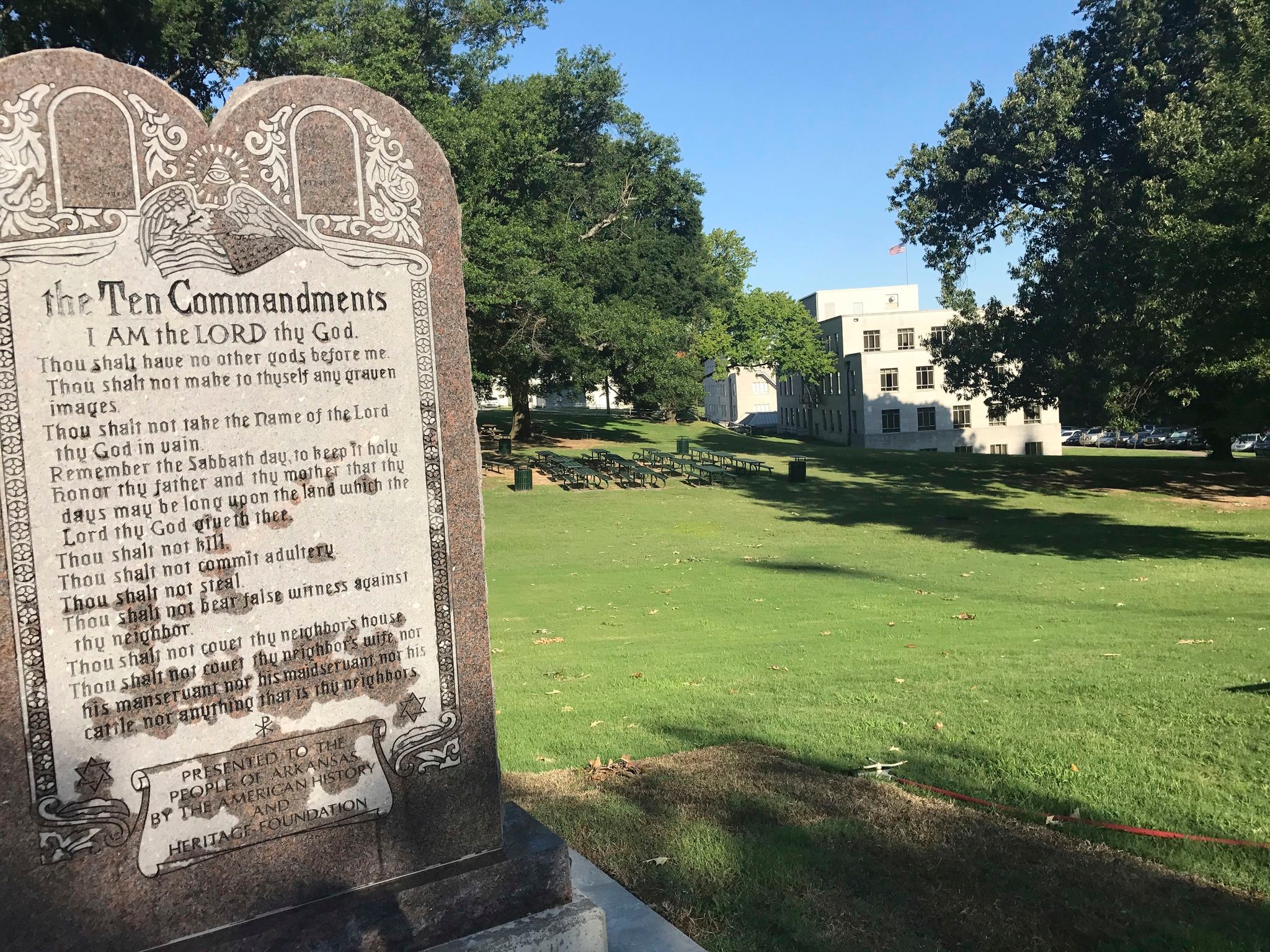Families file suit challenging Arkansas law that requires Ten Commandments be posted in classrooms
