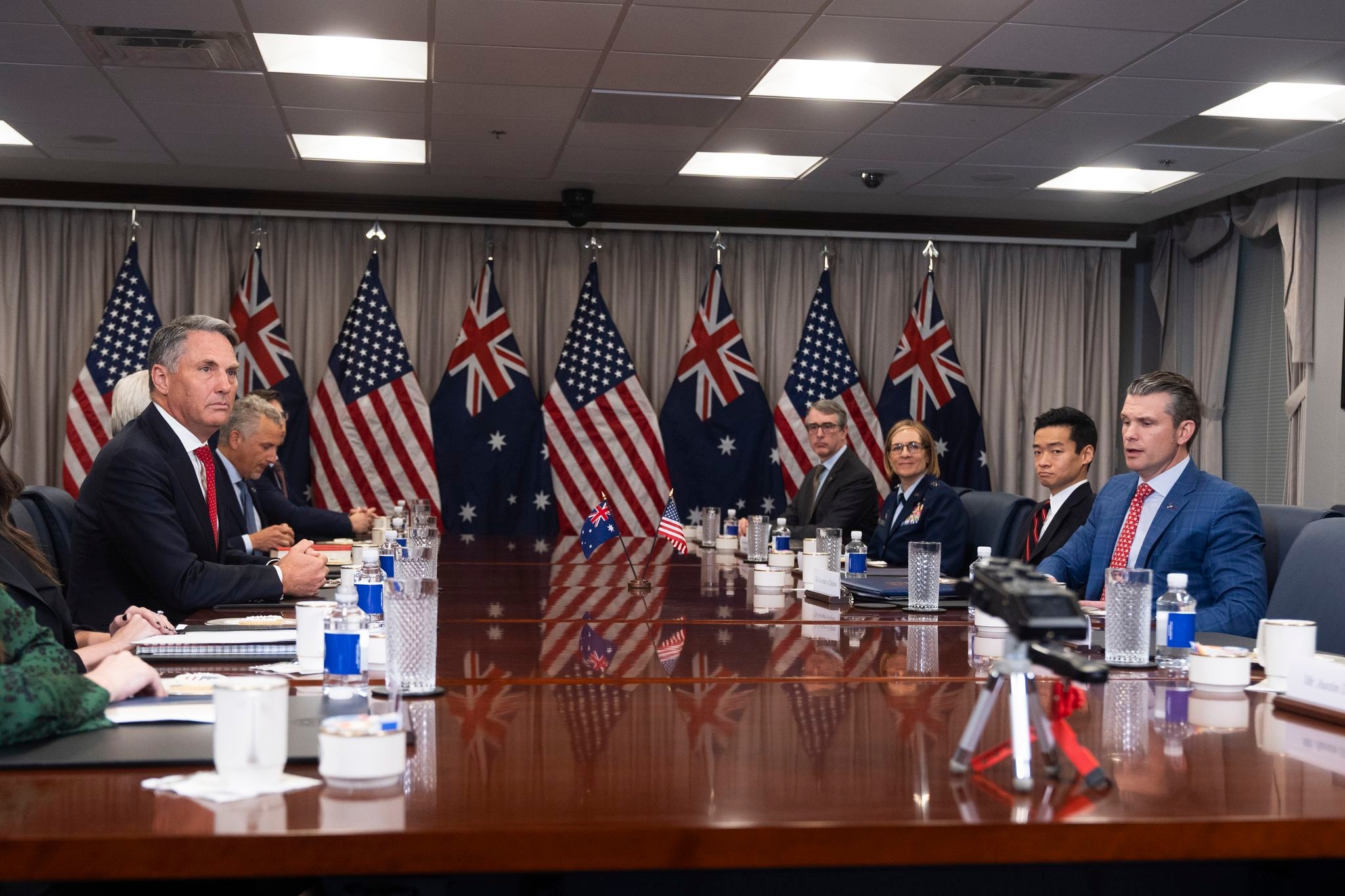 Australia's defense minister downplays concerns over Pentagon review of multi-billion submarine deal