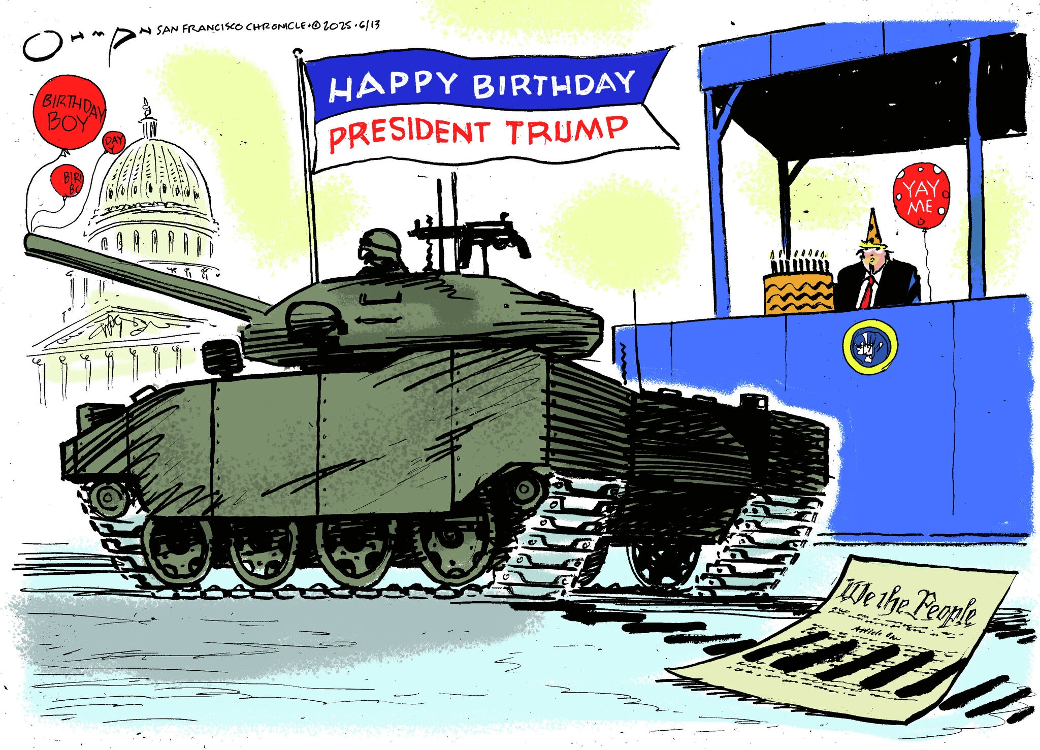 For Trump, the military is just another extra in his reality show presidency