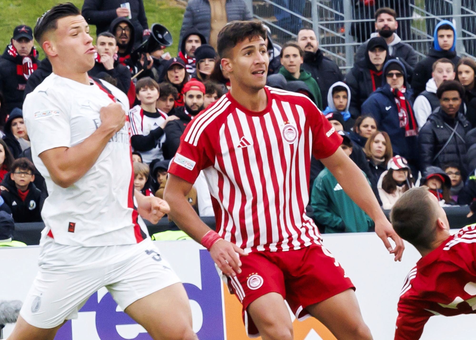 Brighton signs teenage forward Kostoulas from Champions League-bound Olympiakos