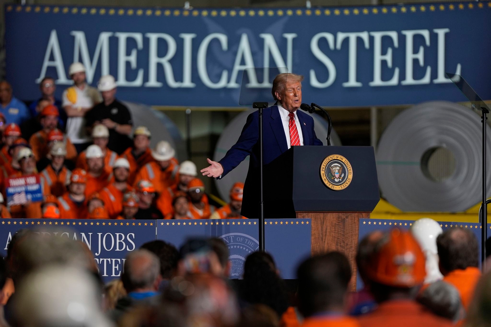 Trump clears path for Nippon Steel investment in US Steel, so long as it fits the government's terms