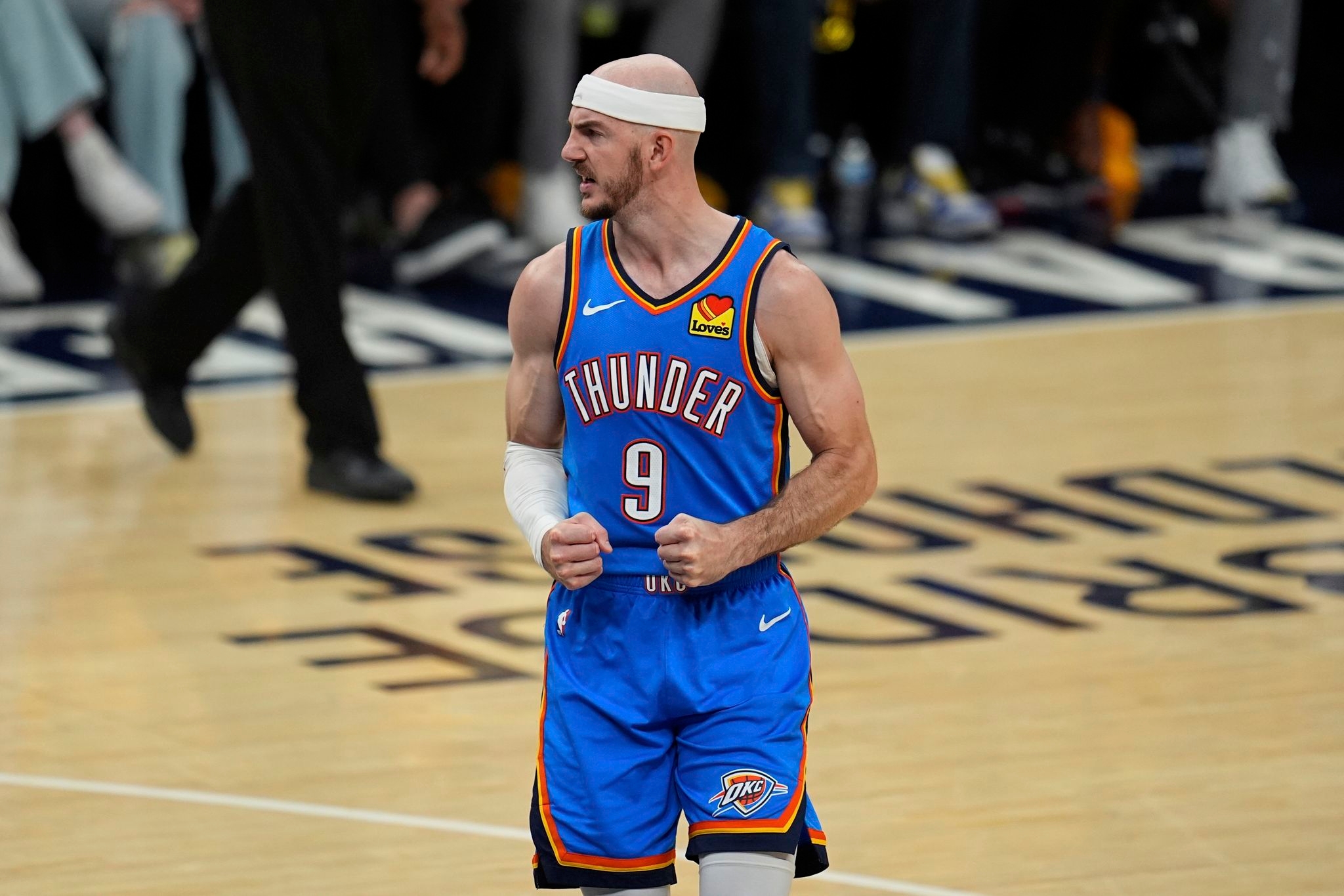 He's not Batman. He's Alex Caruso. And he's leading the Thunder in his own way in the NBA Finals