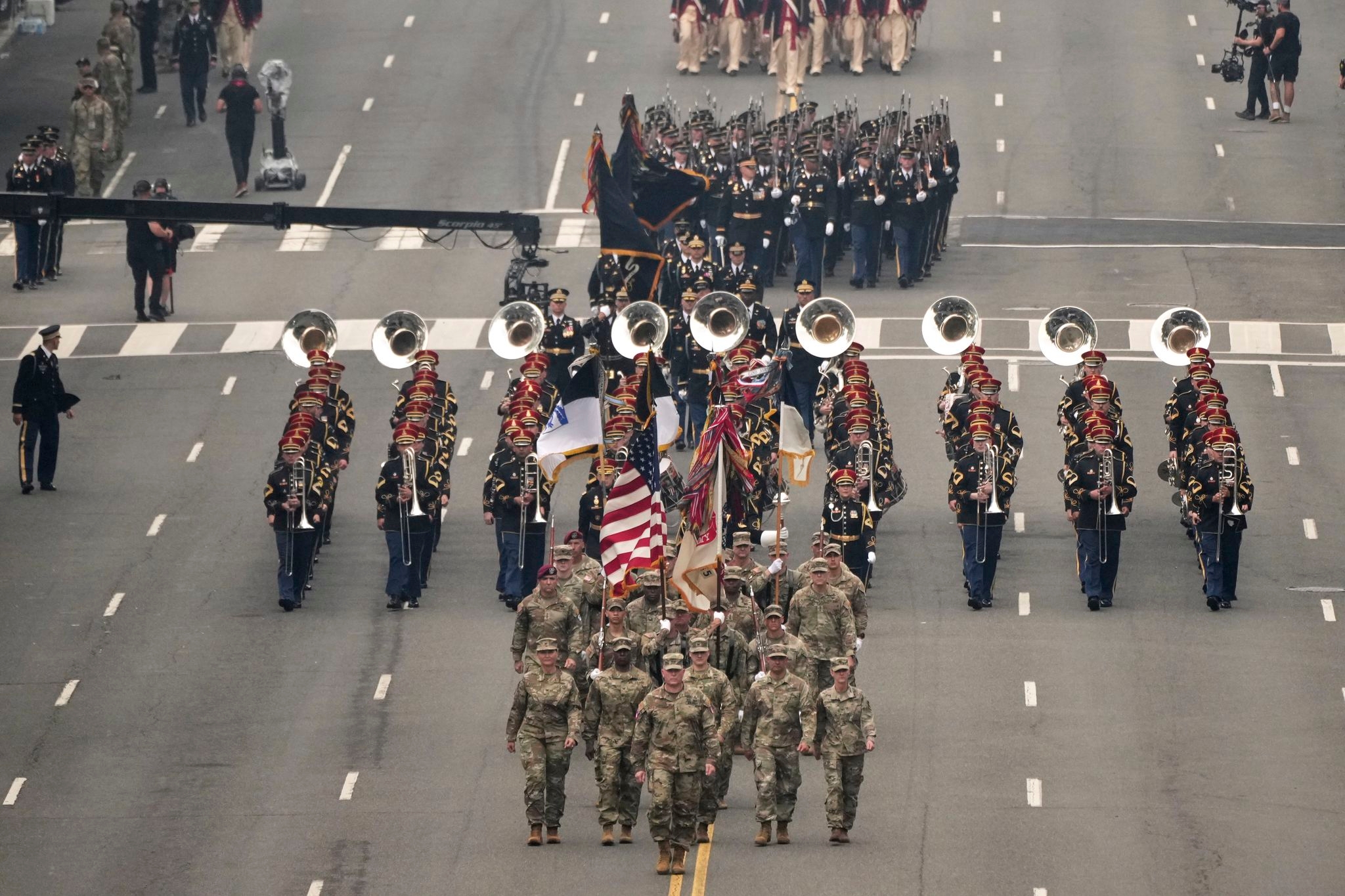 The Army turns 250. Trump turns 79. Cue funnel cakes, festive bling, military might — and protest
