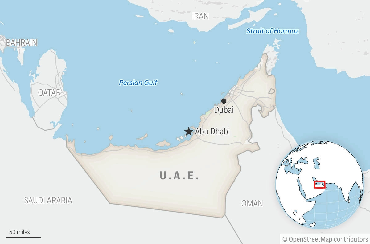 UAE coast guard evacuates 24 people from oil tanker crash east of the critical Strait of Hormuz