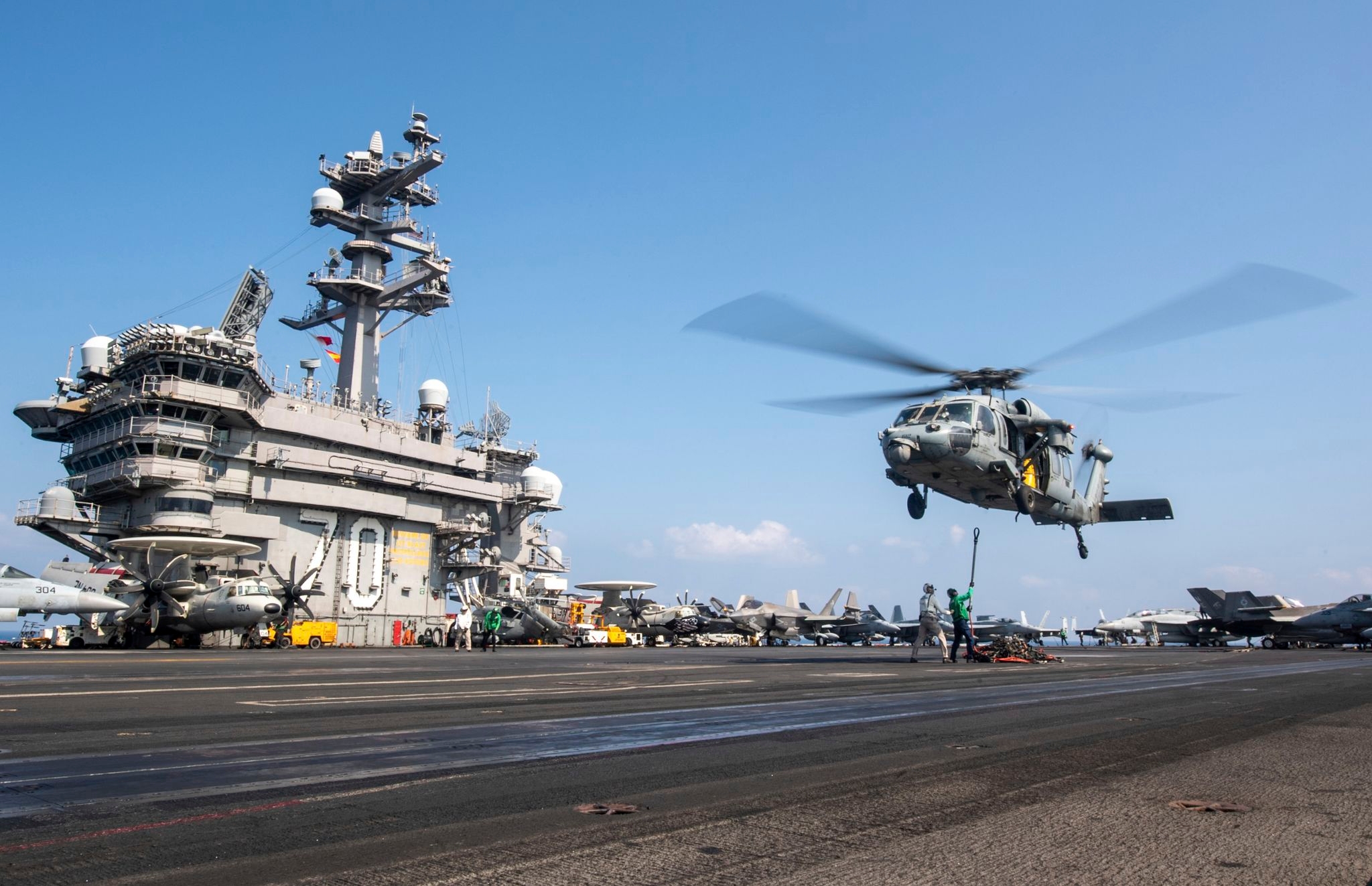 How the US has shifted military jets and ships in the Middle East