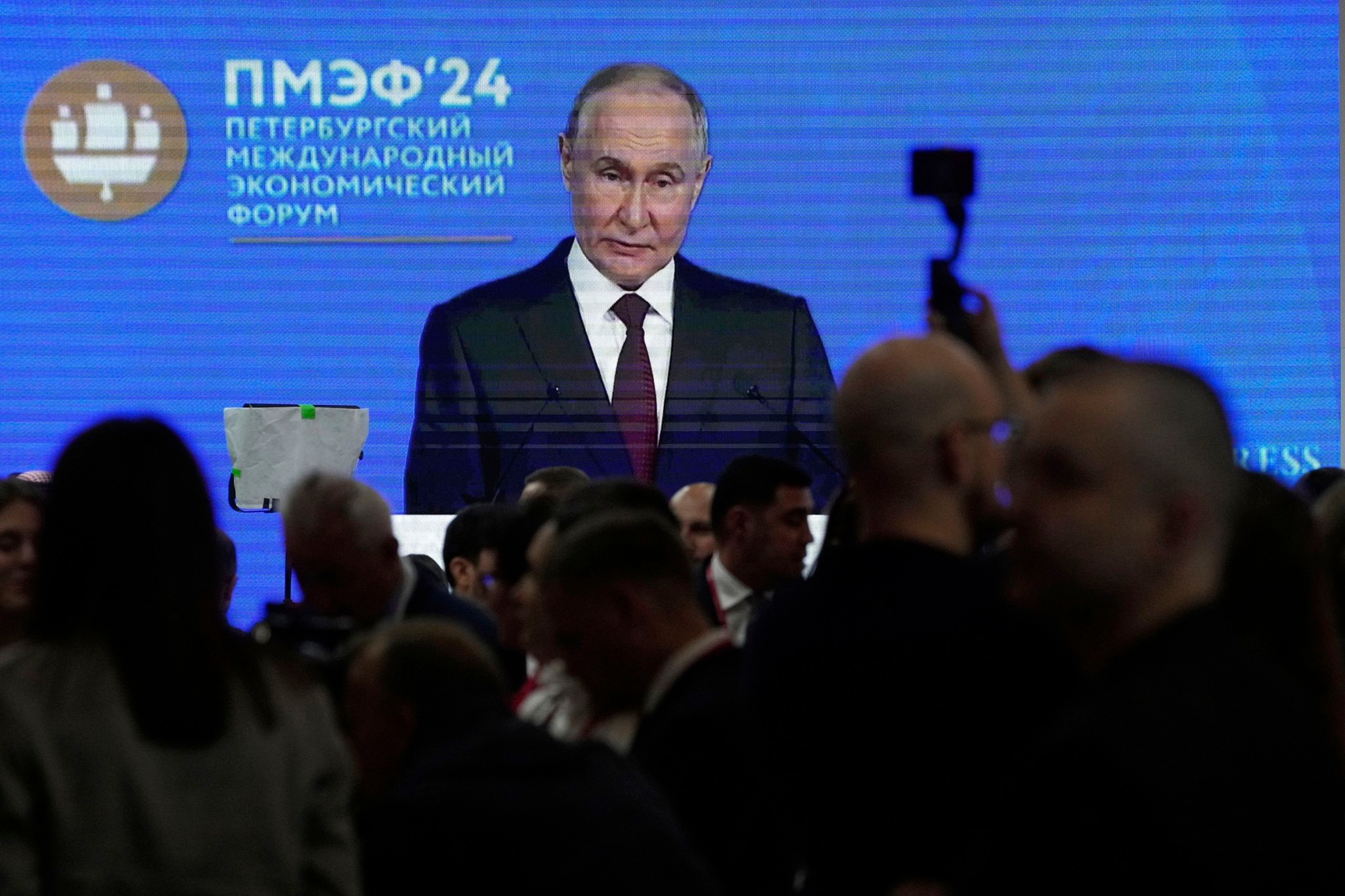 Russia's economy minister says the country is on the brink of recession