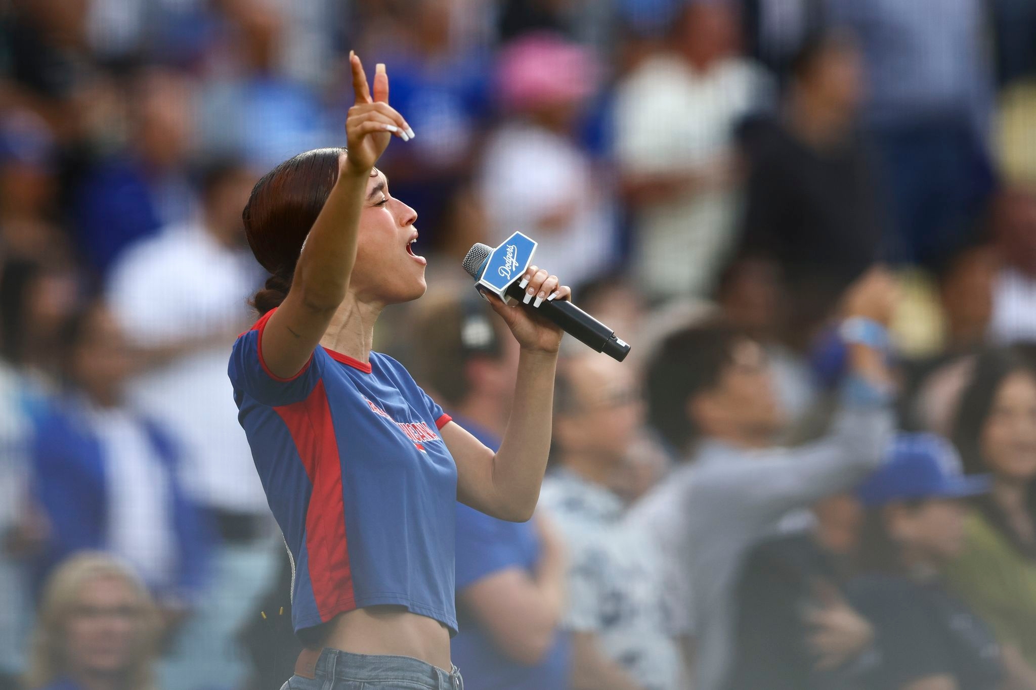 Nezza's Spanish anthem at Dodger Stadium ignites debate over team's immigrant support