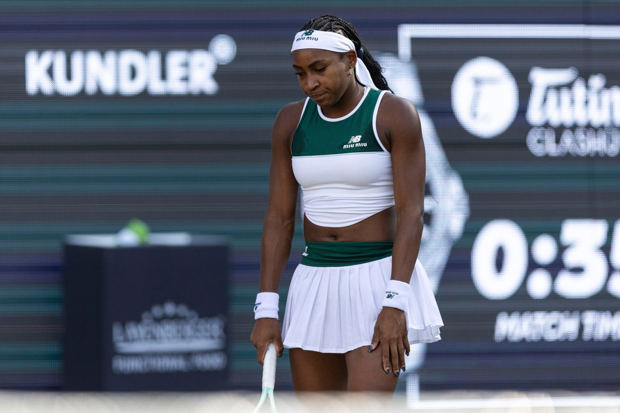 Coco Gauff loses to Wang Xinyu in Berlin in her first match since French Open title