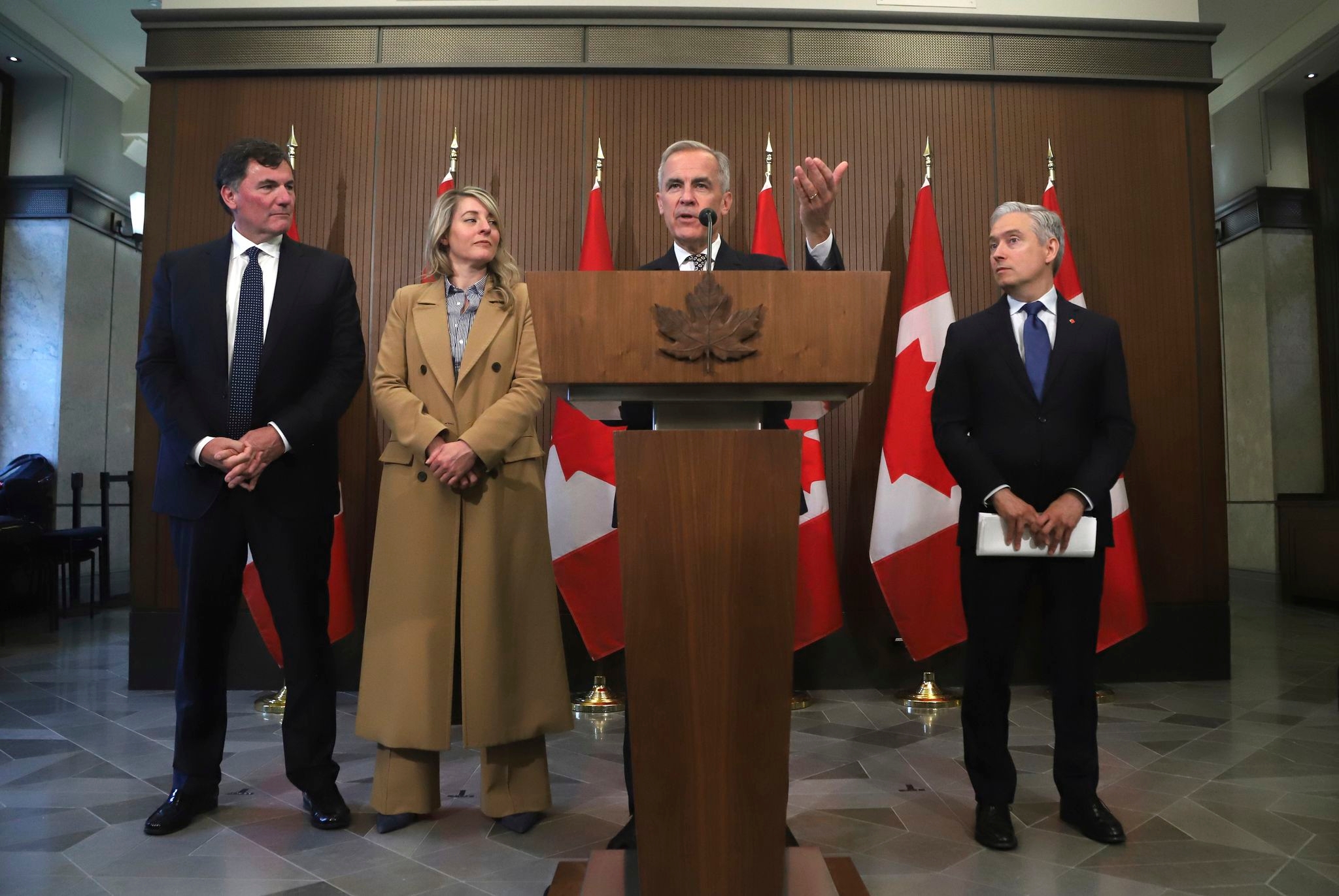 Canadian tariffs on U.S. steel and aluminum could rise depending on trade talks, says Carney