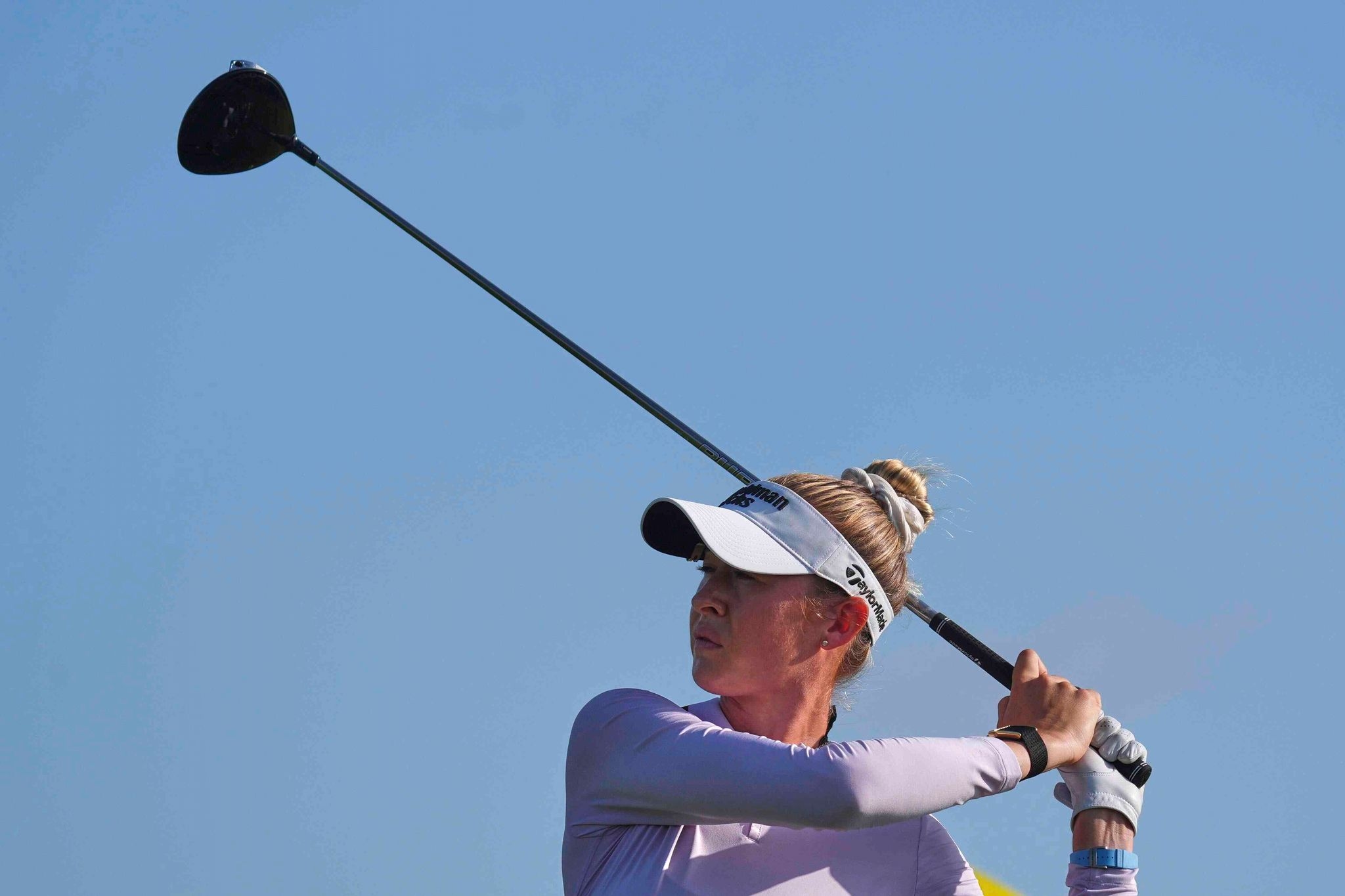 Top-ranked Nelly Korda even par to start Women's PGA after reaggravating neck injury