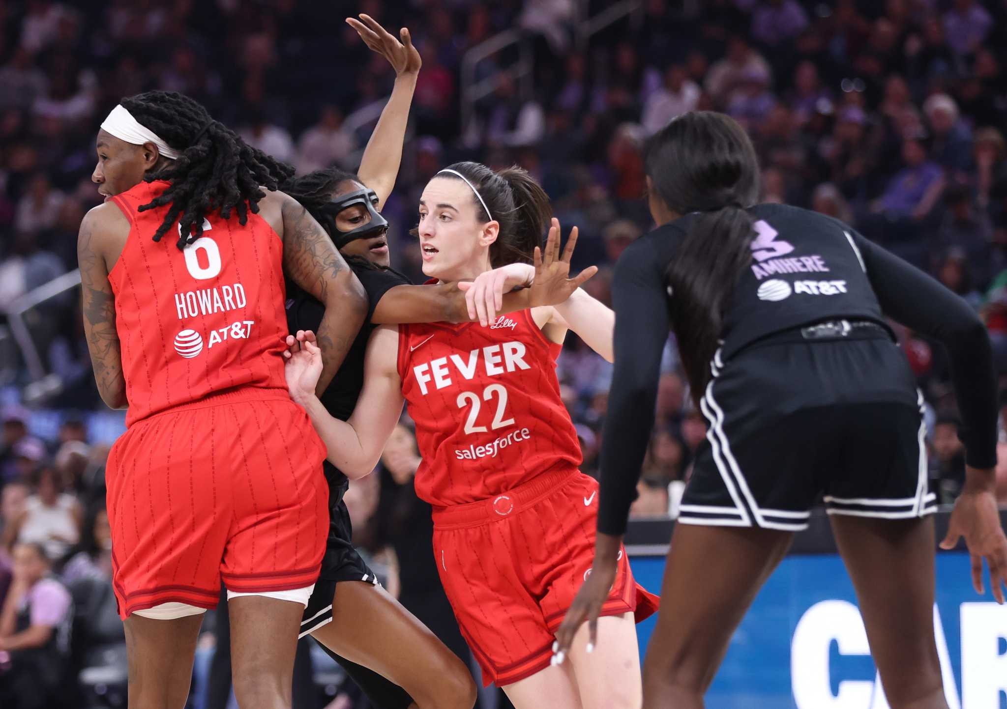 Valkyries clamp down on Caitlin Clark, pull away in fourth quarter to beat Fever