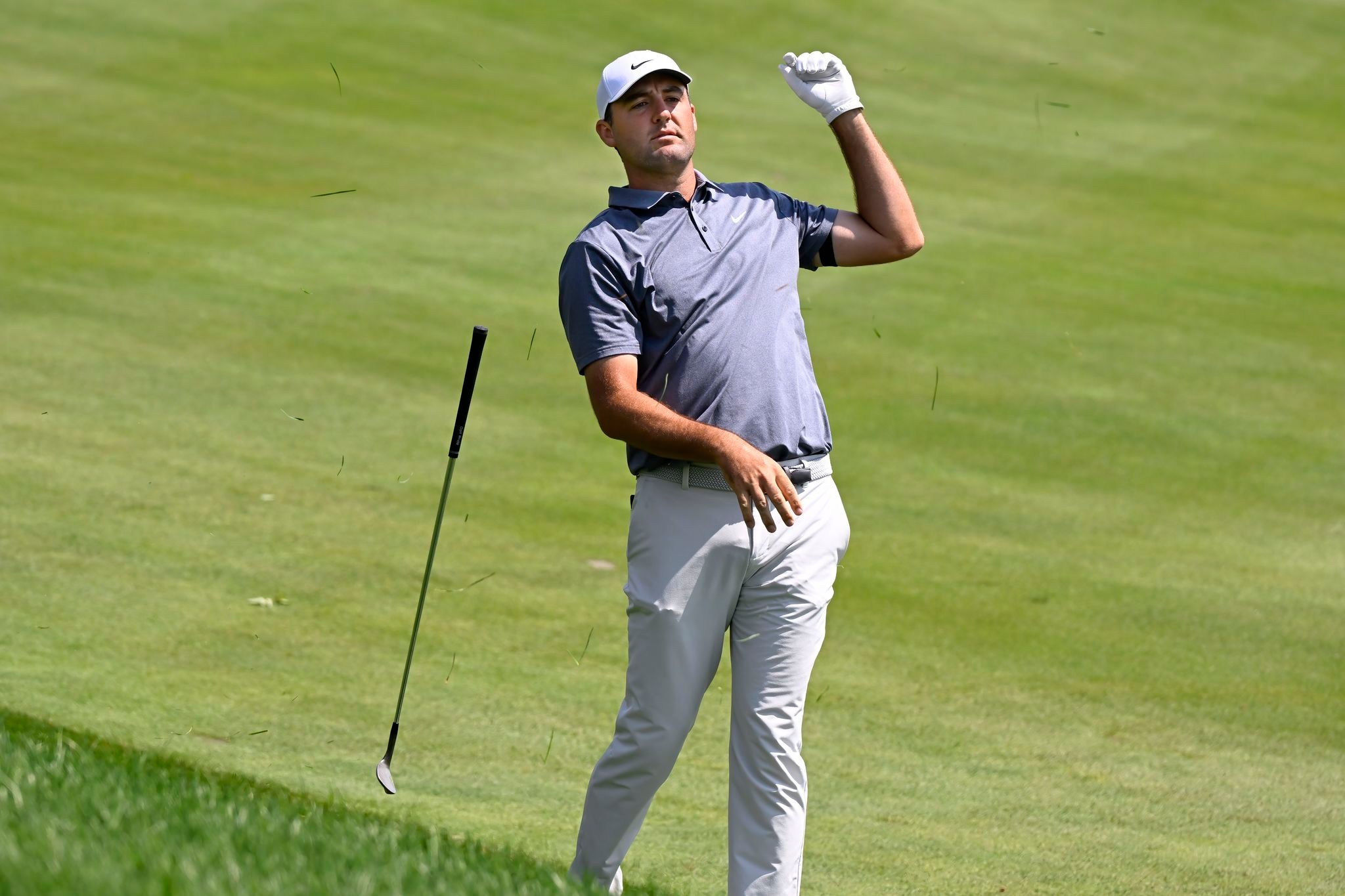 Scheffler part of 3-way tie for lead at Travelers with Fleetwood and Thomas
