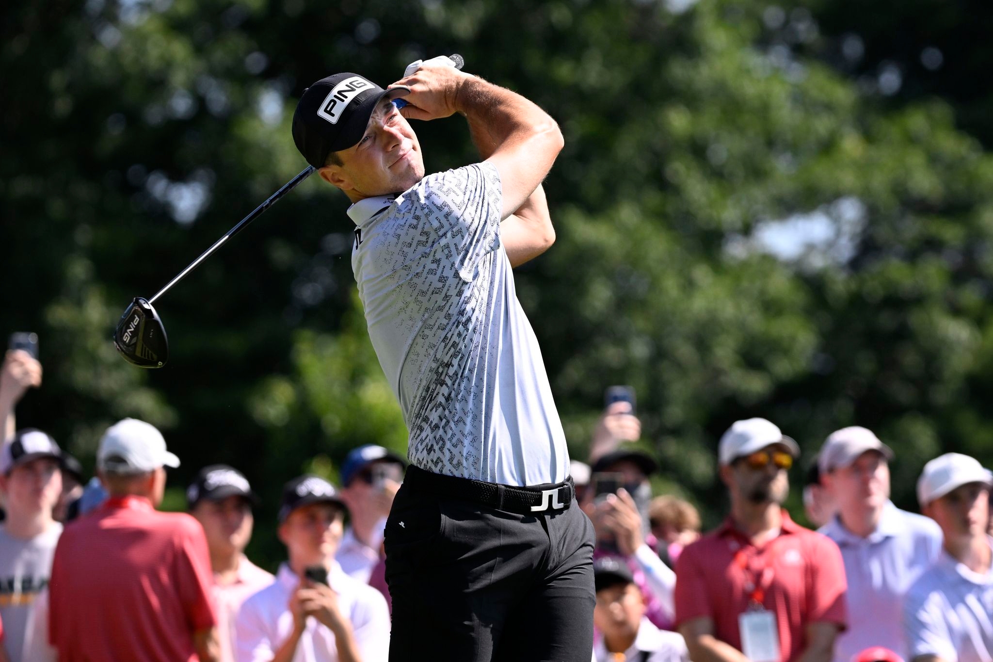 Viktor Hovland with a neck injury is among 3 players to withdraw at Travelers