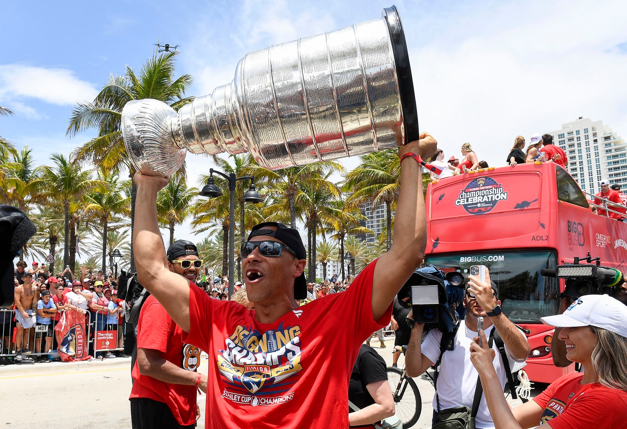 'This is amazing': Panthers celebrate 2nd consecutive Stanley Cup with another parade