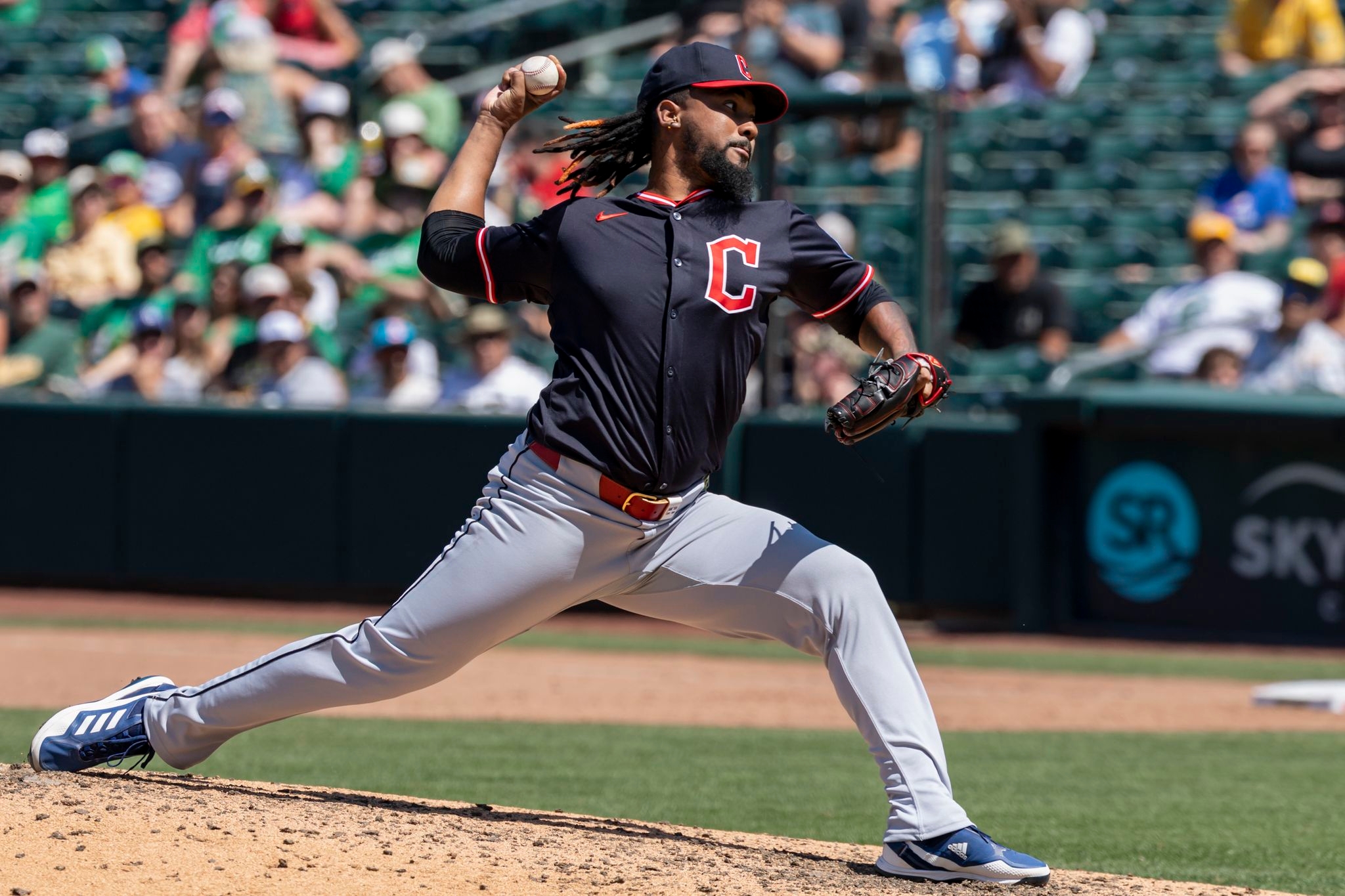 Slade Cecconi pitches Guardians to 3-0 win over Athletics