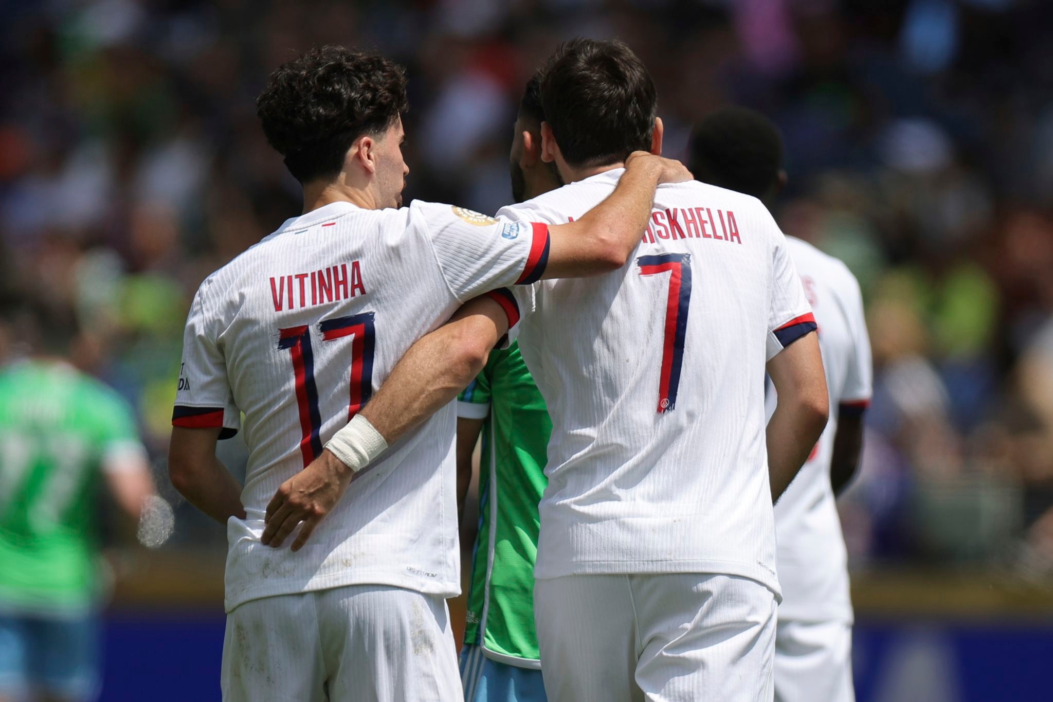 Paris Saint-Germain beats the Seattle Sounders 2-0 to reach Club World Cup round of 16