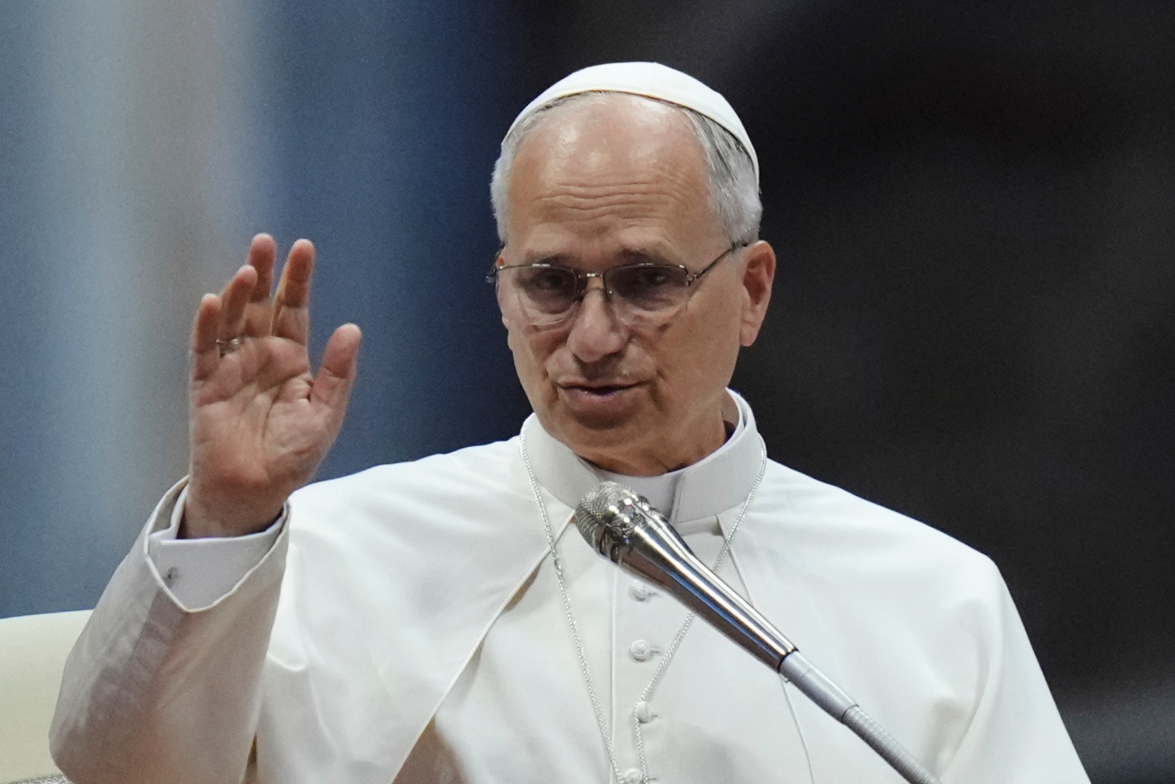Pope Leo XIV offers an uplifting message urging seminarians to be joyful and honest