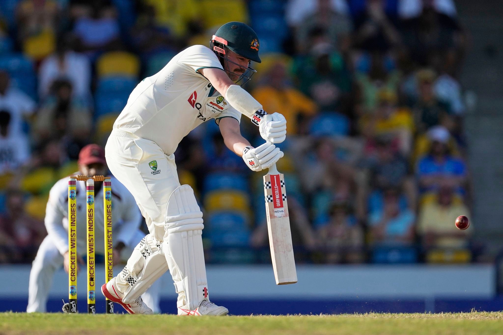 Travis Head leading Australia's survival against West Indies on Day 2
