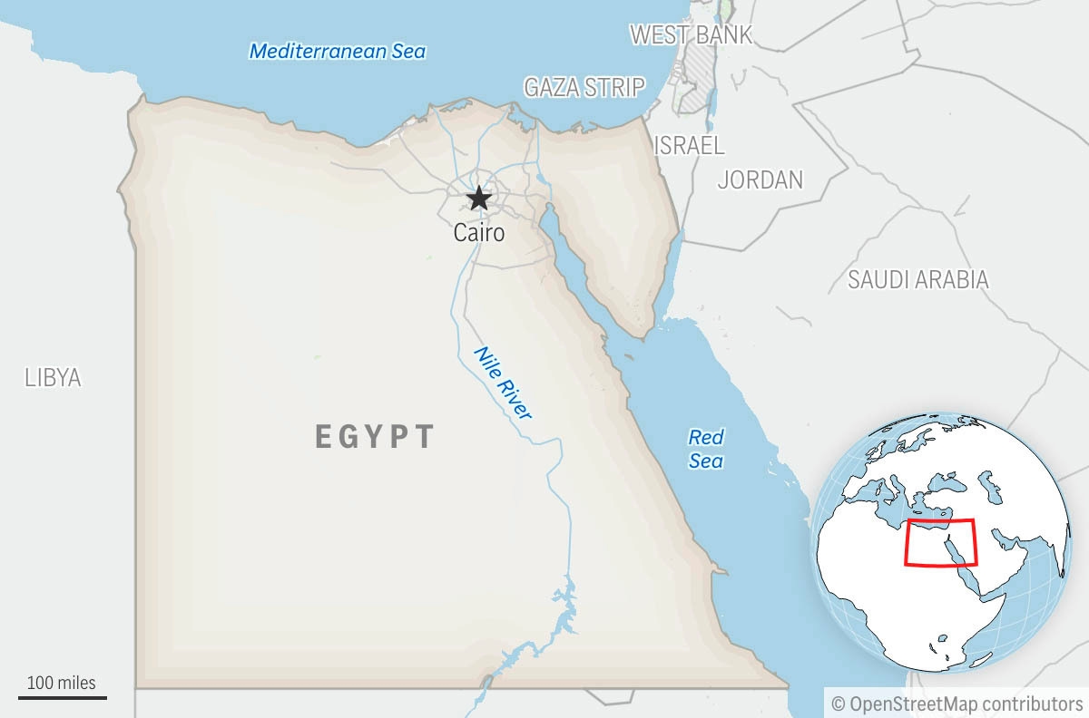 19 killed in a road collision in Egypt's Nile Delta region