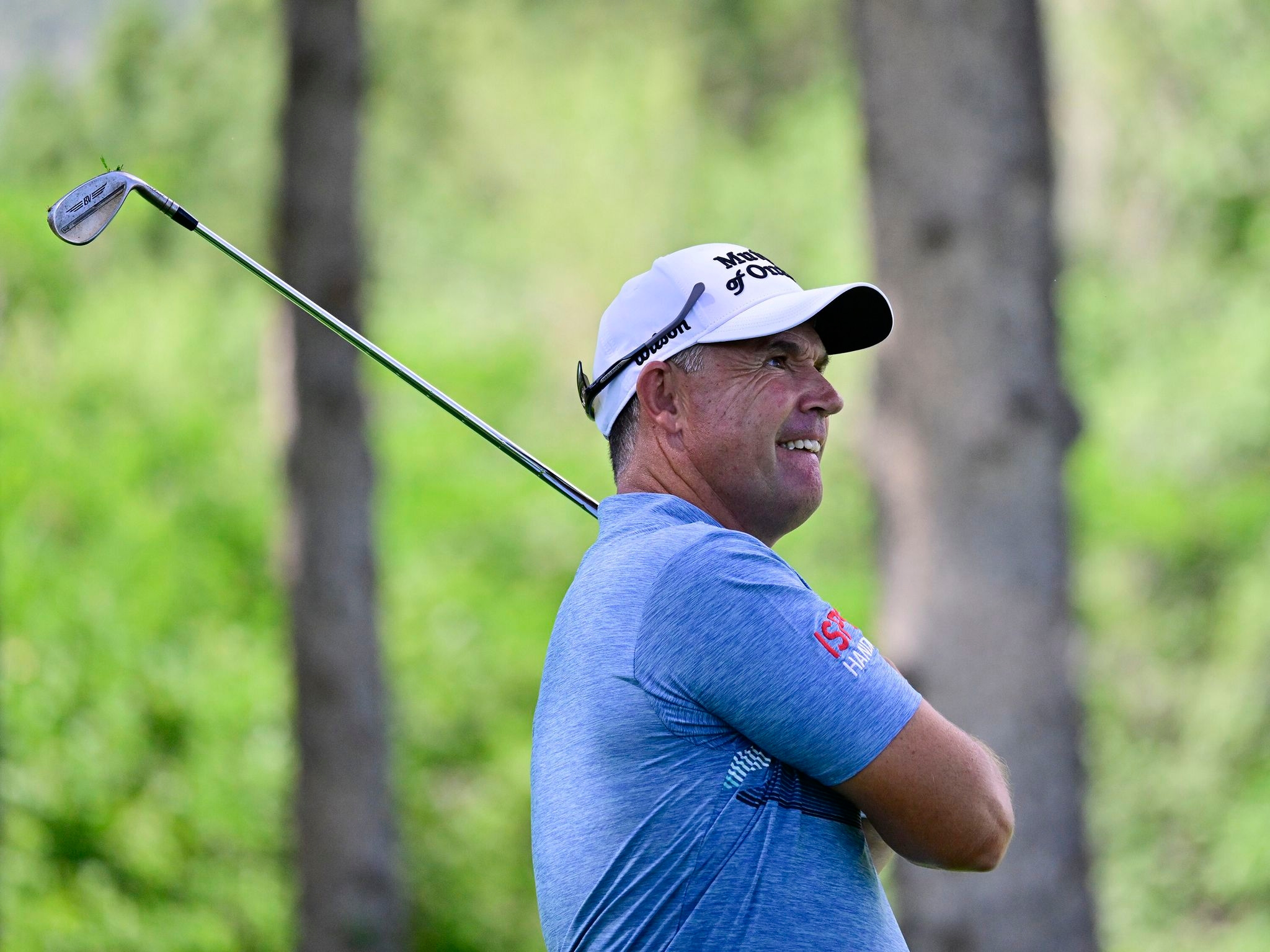 Search and annoy: Harrington, NBC's Maltbie caught in tiff over lost ball at US Senior Open