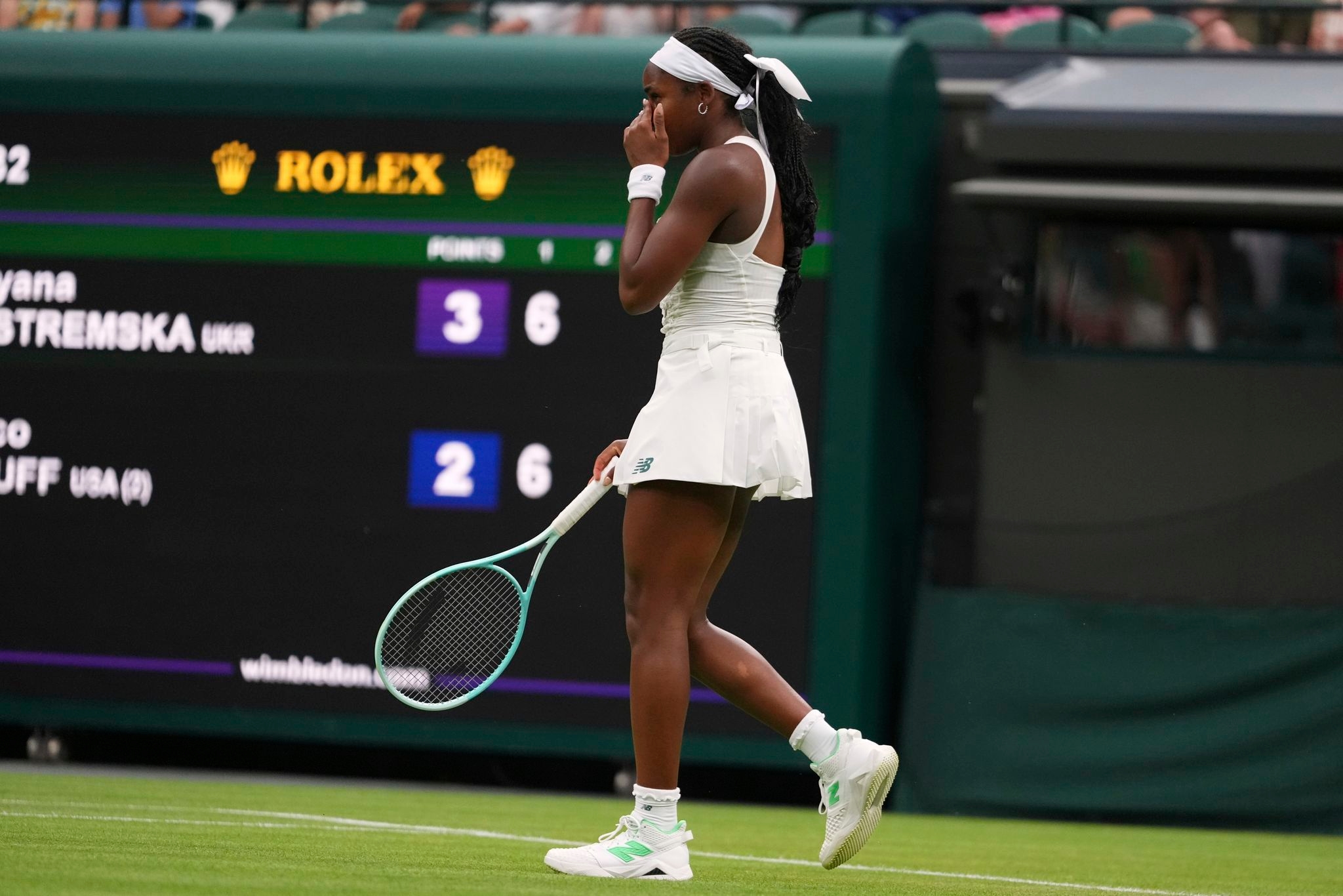 Coco Gauff is disappointed by her Wimbledon loss but doesn't want to dwell on it