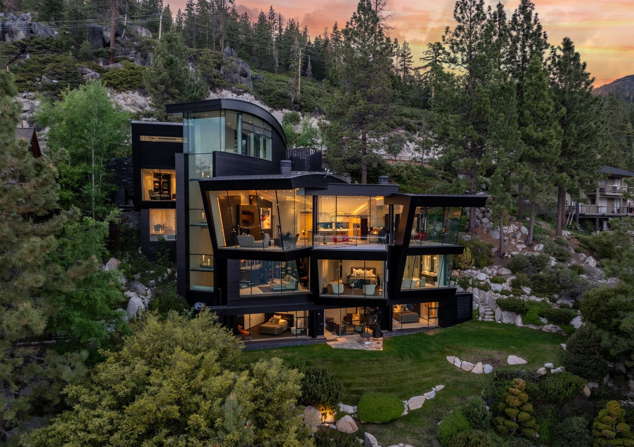 Photos: Peek inside a $45 million Lake Tahoe mansion with views from every room