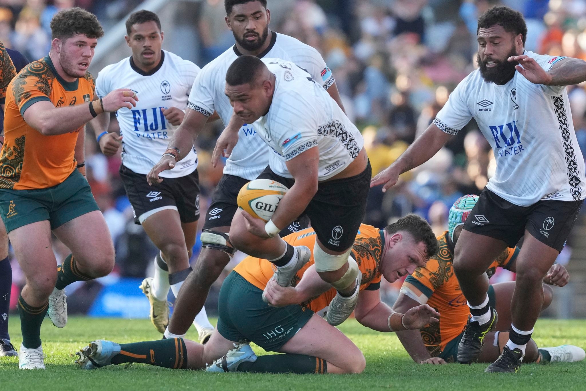 Darcy Graham red-carded as Fiji beats Scotland 29-14 on the 2nd match of its Pacific tour