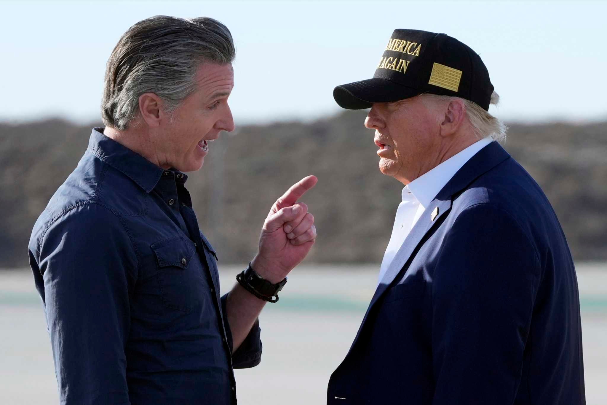 Newsom slams Trump's $4B cut to California bullet train as ‘illegal'