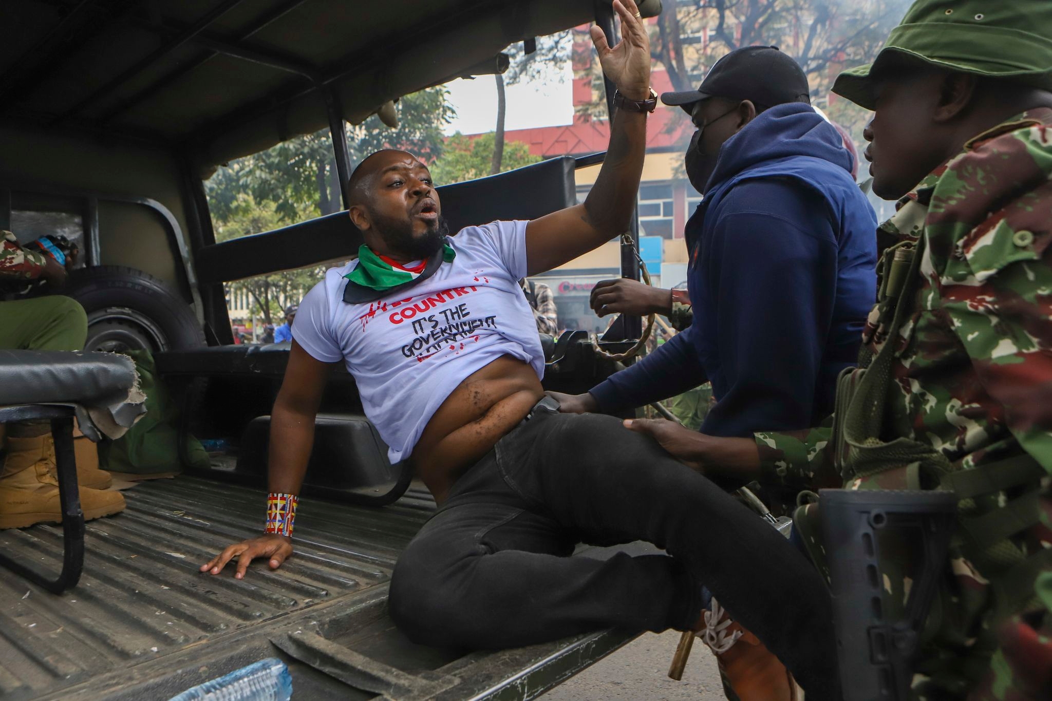 Kenyan pro-democracy activist Boniface Mwangi is charged with alleged possession of ammunition