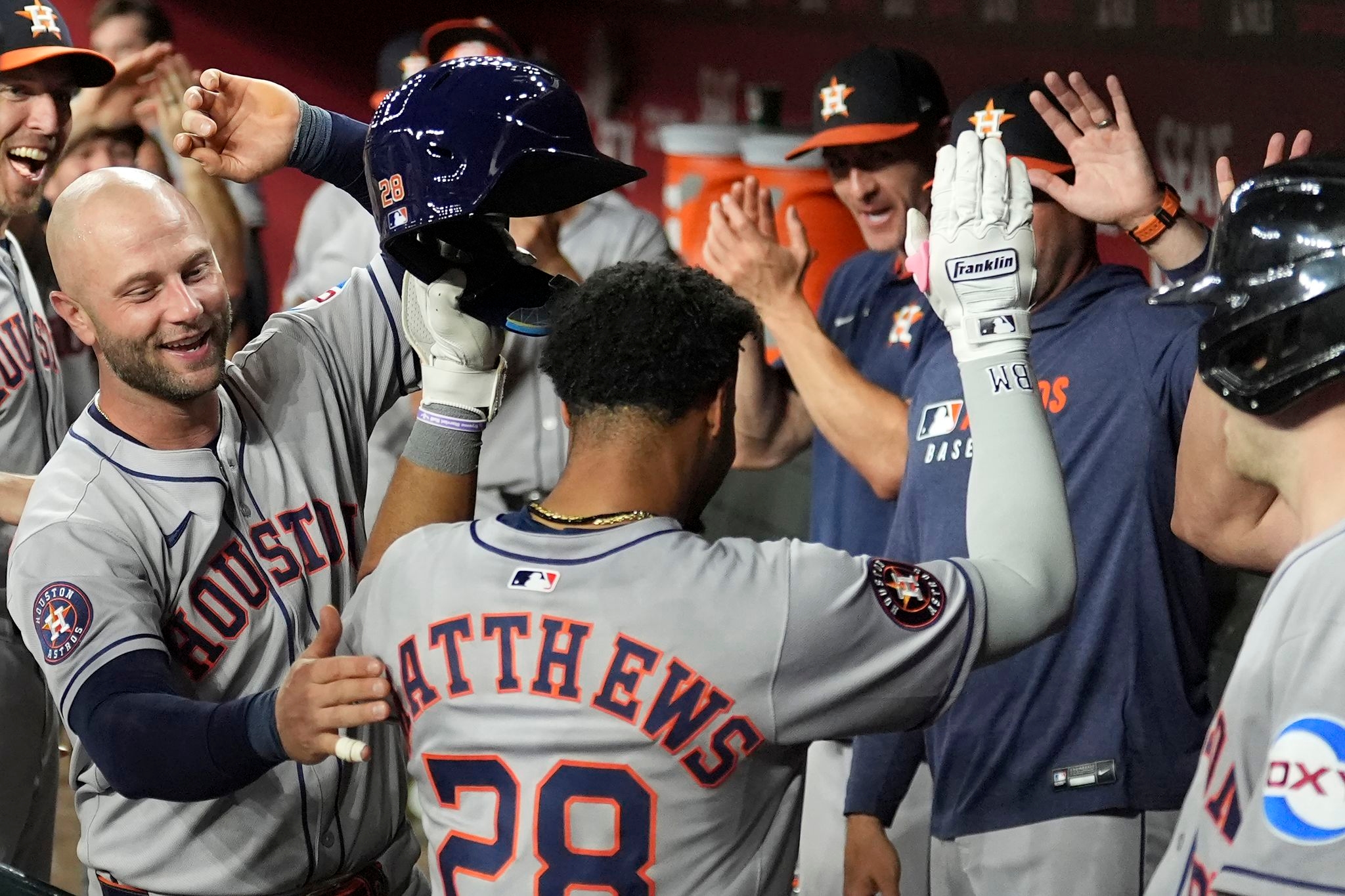 Brice Matthews hits first 2 big-league homers, leads Astros past the D-backs 6-3