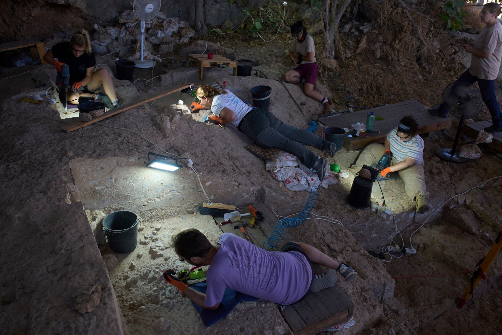 In a cave in Israel, 100,00-year-old bones tell a story about the origins of burial rites