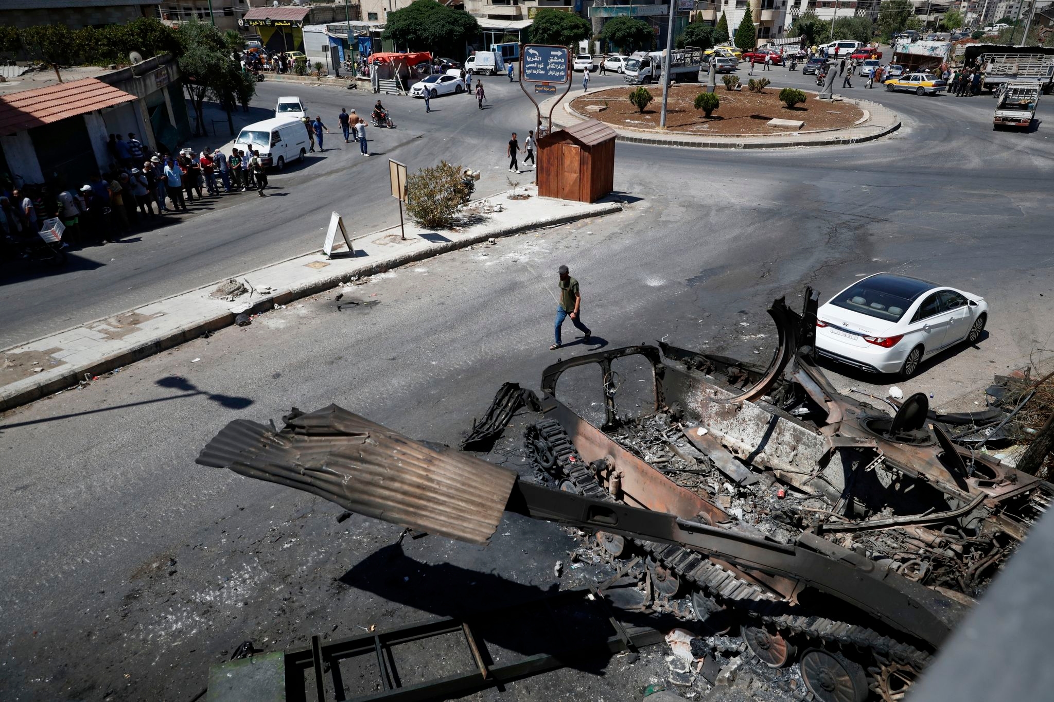 In Syria's Sweida, the stench of death still lingers days after sectarian bloodshed