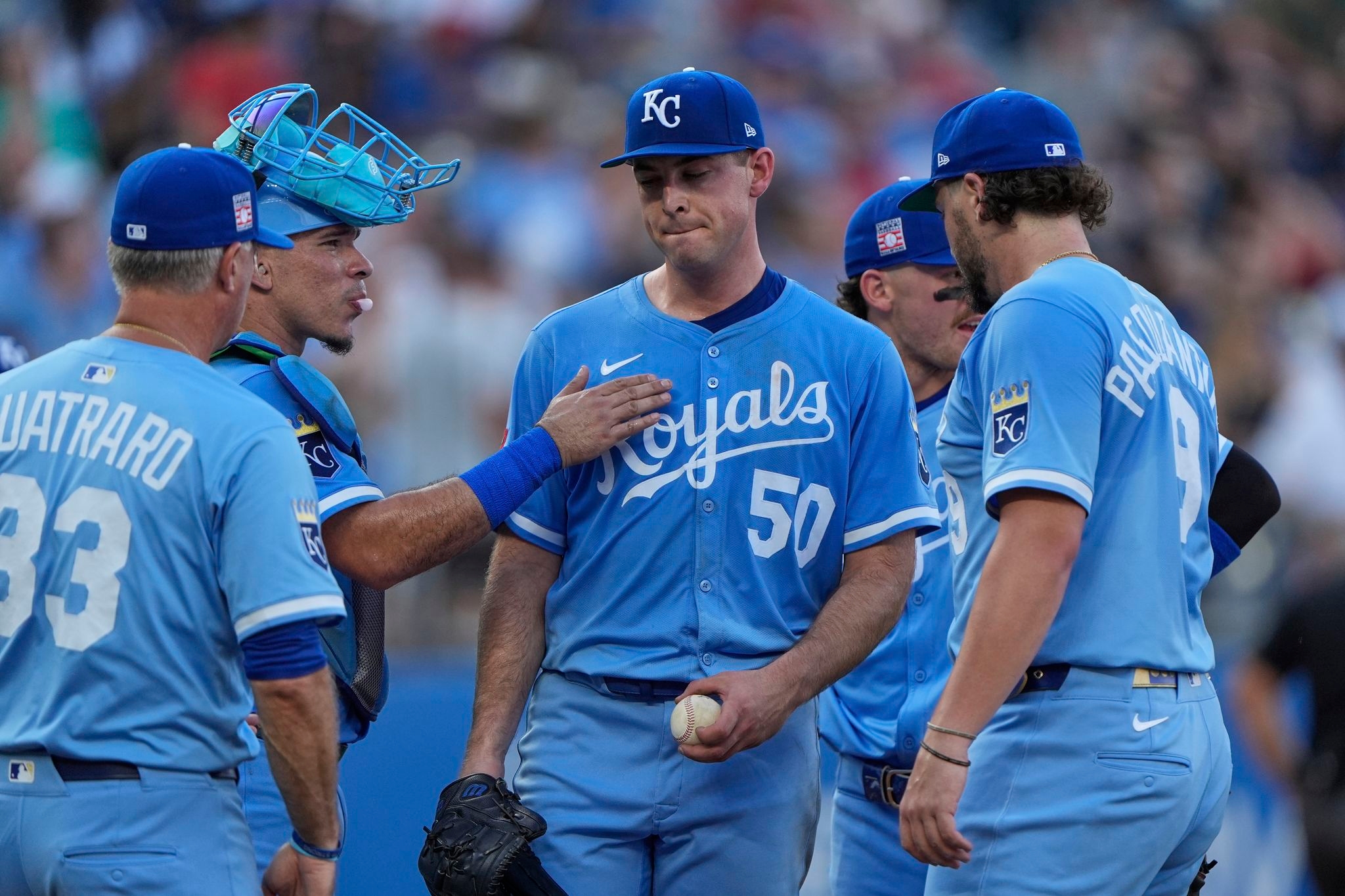 Royals put Kris Bubic, Jac Caglianone on IL; newly acquired Randal Grichuk into starting lineup
