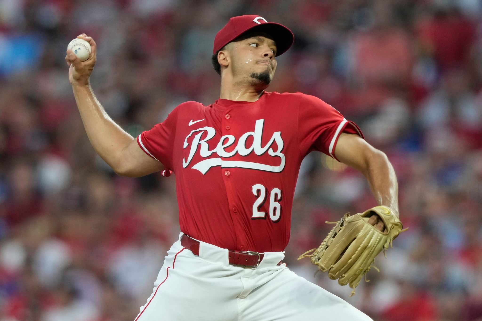 Reds rookie Chase Burns achieves strikeout milestones, but still seeks first big-league win