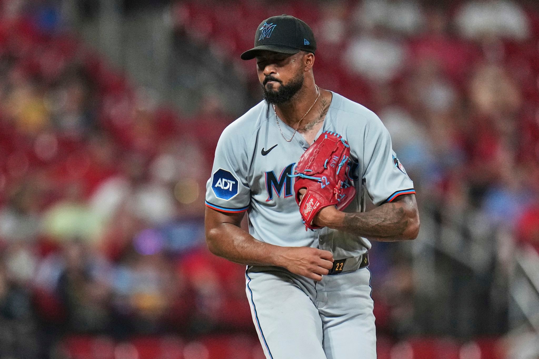 Alcantara pitches 5 scoreless innings, Pauley hits 2-run HR as Marlins beat Cardinals 5-0